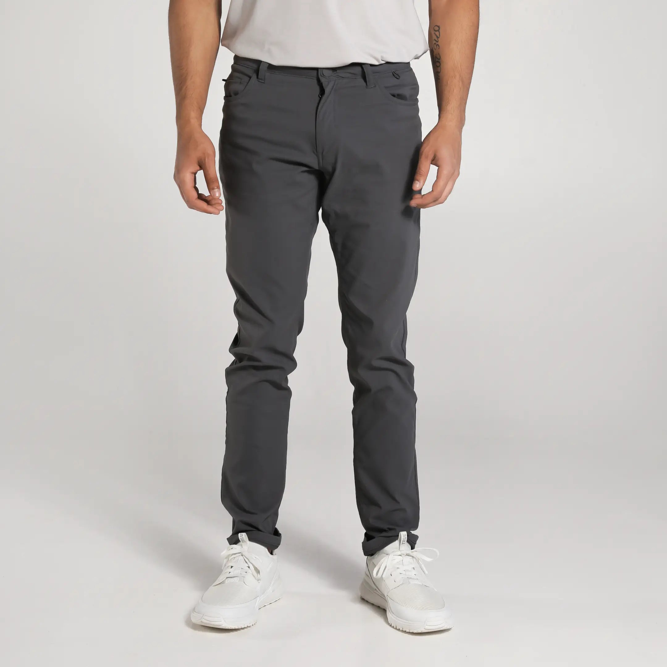 TRUE All Day 5 Pocket Pants for Men - Comfortable Stretch Work Pants for Office, Travel & Outdoor Activities