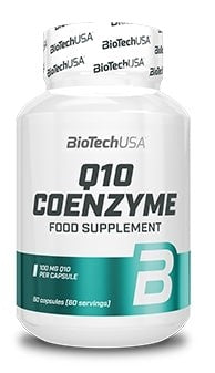 BioTechUSA CoQ10 Supplement 100mg - 60 Capsules for Heart Health, Energy & Antioxidant Support - Perfect for Daily Wellness & Active Lifestyle