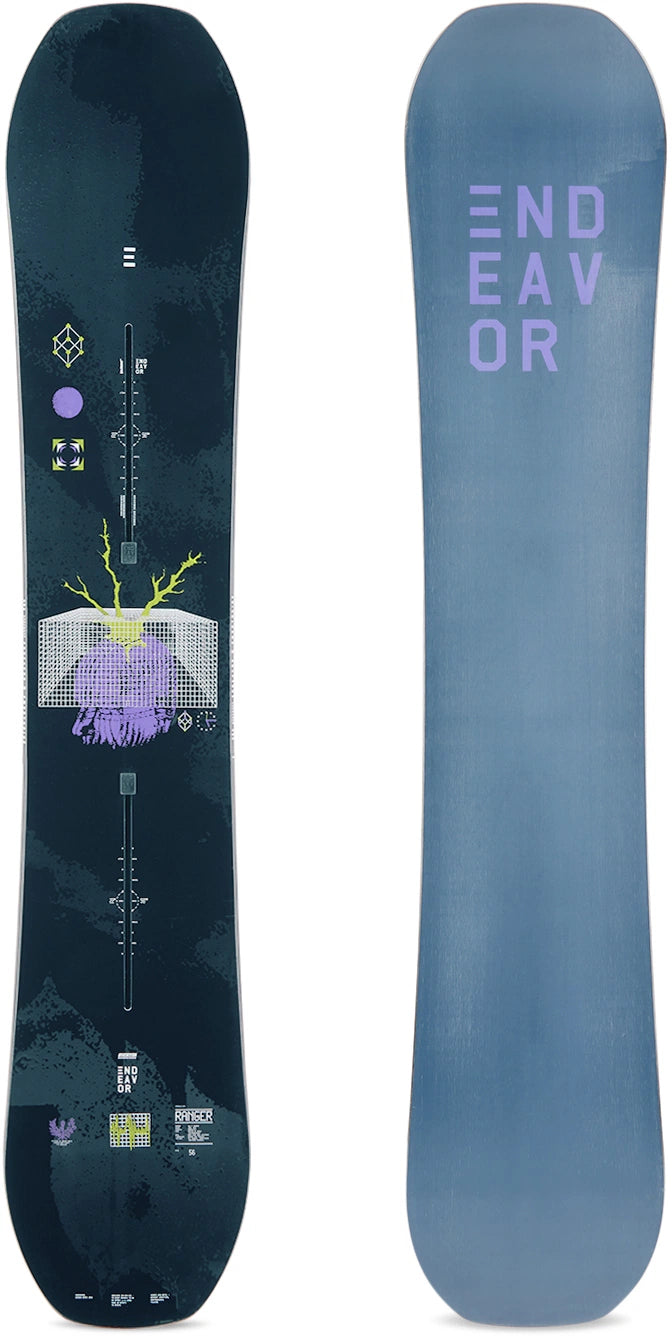 Endeavor Ranger Snowboard 2022 - All-Mountain Freestyle Snowboard for Men & Women | Perfect for Powder, Park & Backcountry Riding