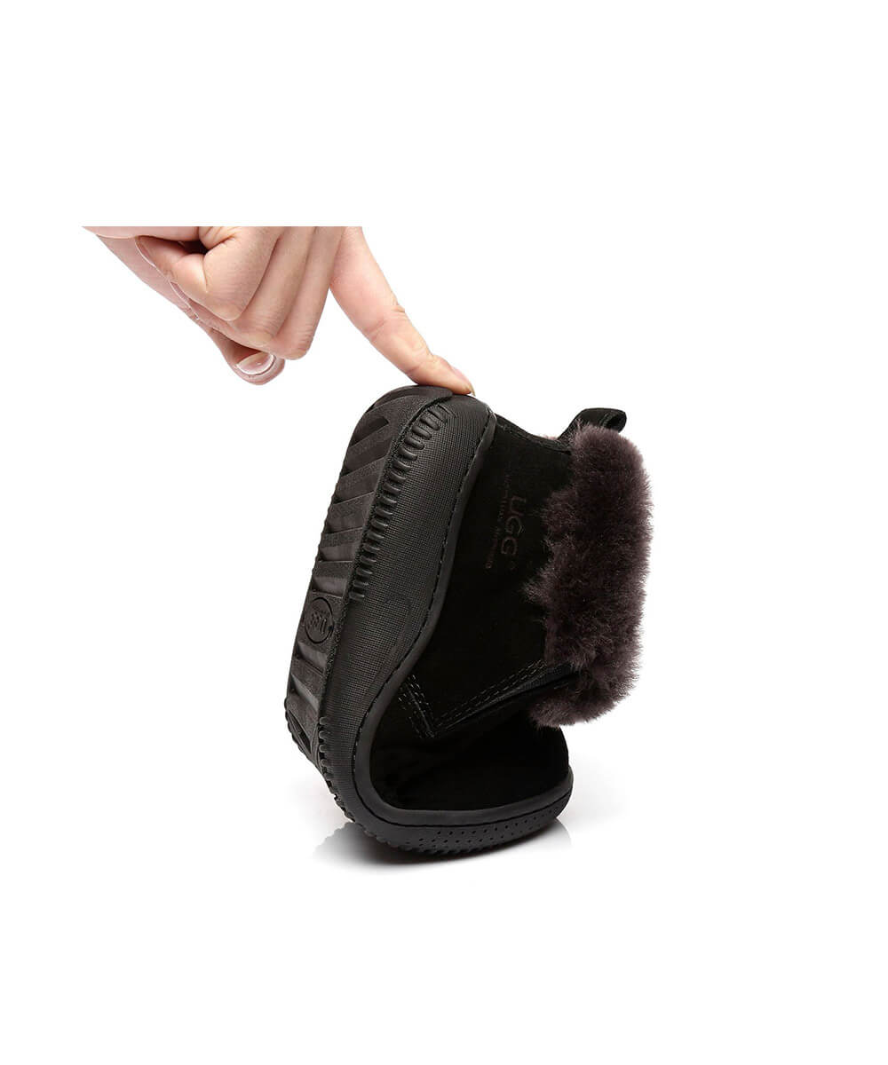 Women's UGG Daily Slippers - Cozy Indoor/Outdoor House Shoes with Soft Fleece Lining for Winter Comfort - Perfect for Lounging at Home, Running Errands & Cold Weather Wear