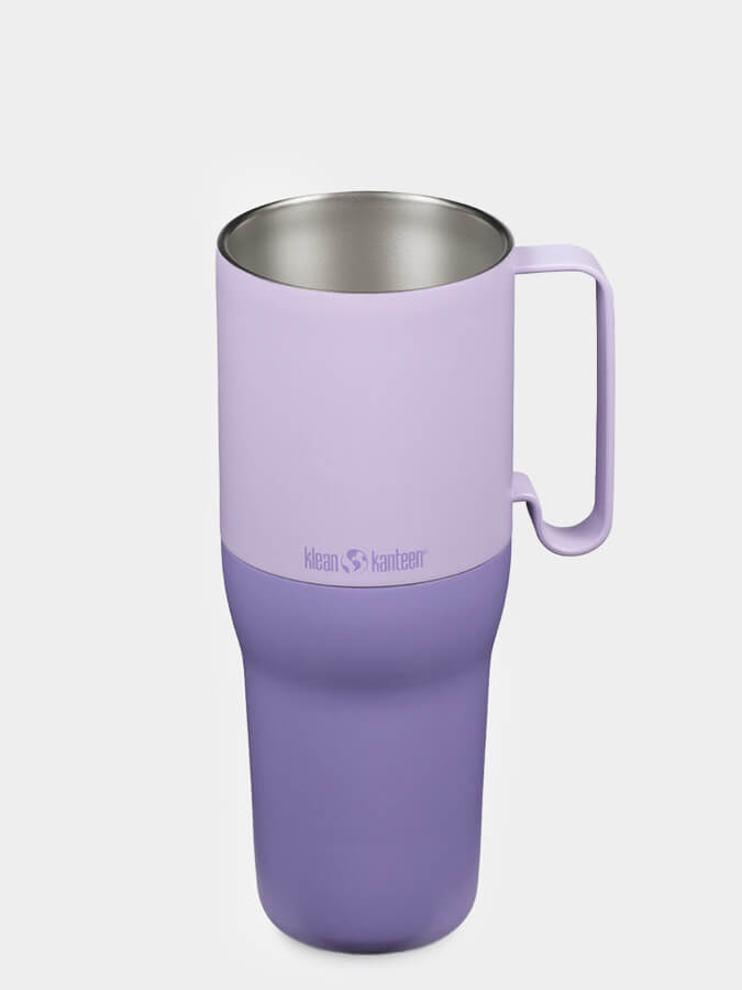 Klean Kanteen Rise 36oz (1065ml) Stainless Steel Tumbler with Straw Lid - Insulated Travel Mug for Hot & Cold Drinks, Perfect for Office, Gym, Hiking and Outdoor Activities