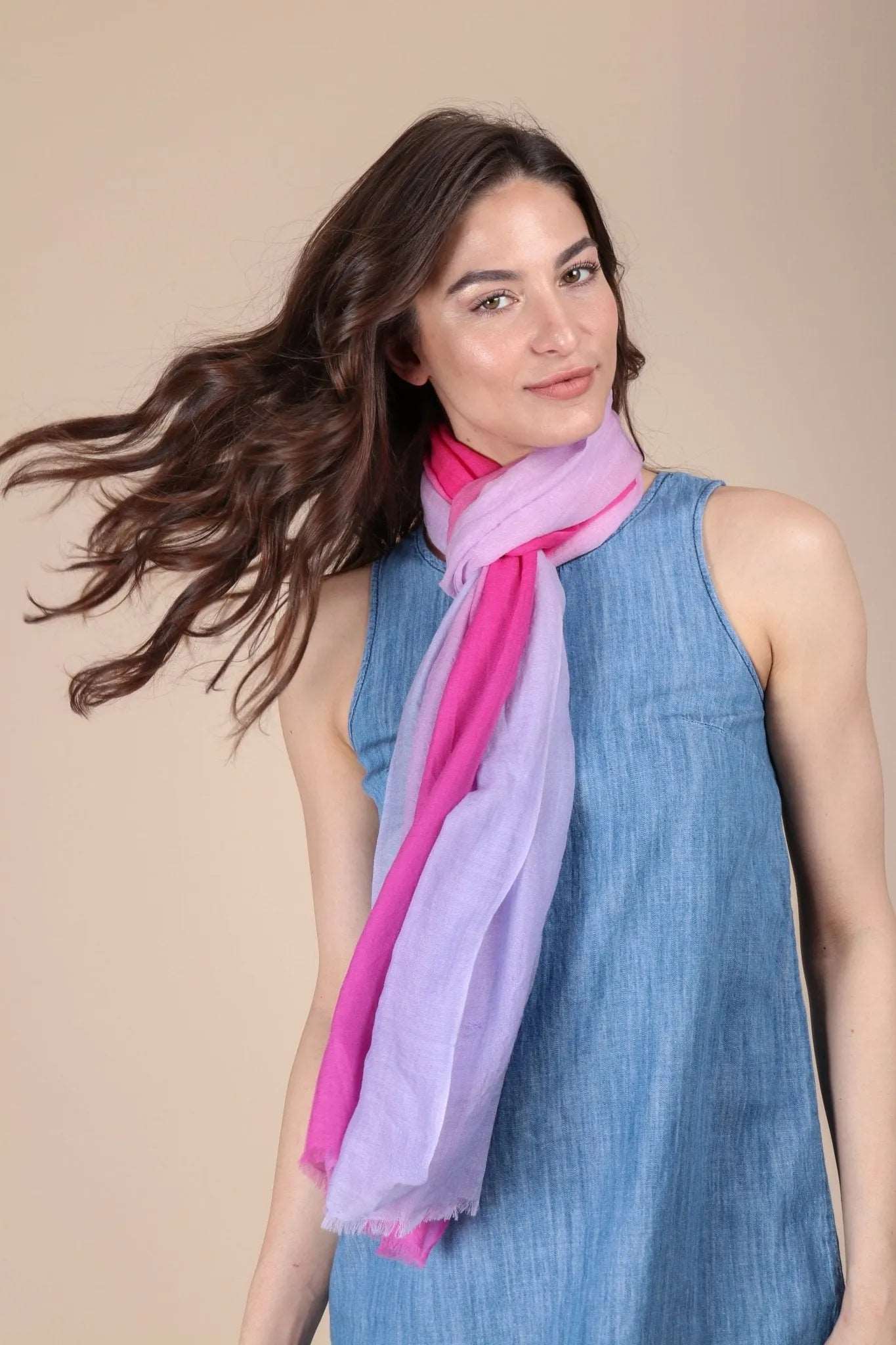 Luxury Cashmere Scarf - Soft Ombre Winter Wrap for Women & Men - Perfect for Cold Weather, Travel & Gift Giving