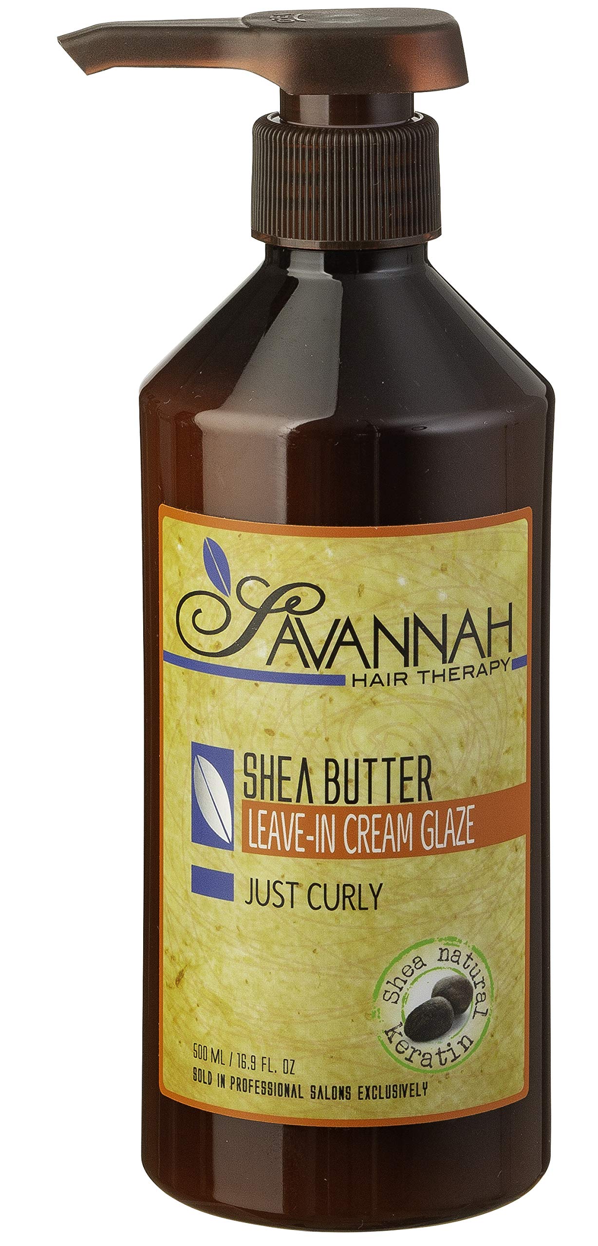 Leave In Conditioner for Curly & Dry Damaged Hair - 16.9 oz Deep Moisturizing Cream with Shea Butter, Cotton & Silk Protein, Vitamin B6 - Sulfate Free Curl Defining Treatment for Natural Hair Care - Perfect for Daily Hydration & Frizz Control