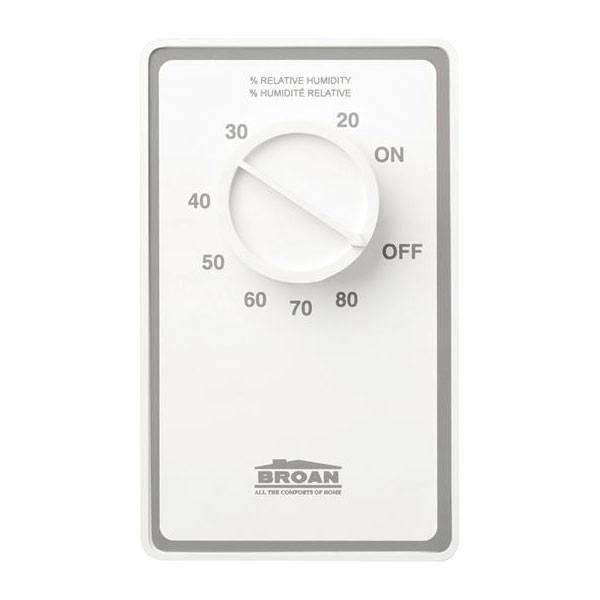 Broan QTXE150 Energy Star Certified 150 CFM Ultra Quiet 1.4 Sones Ceiling Mount Bathroom Exhaust Fan with Dehumidistat & Humidity Sensing Wall Control Kit - Perfect for Bathrooms, Laundry Rooms and Small Spaces