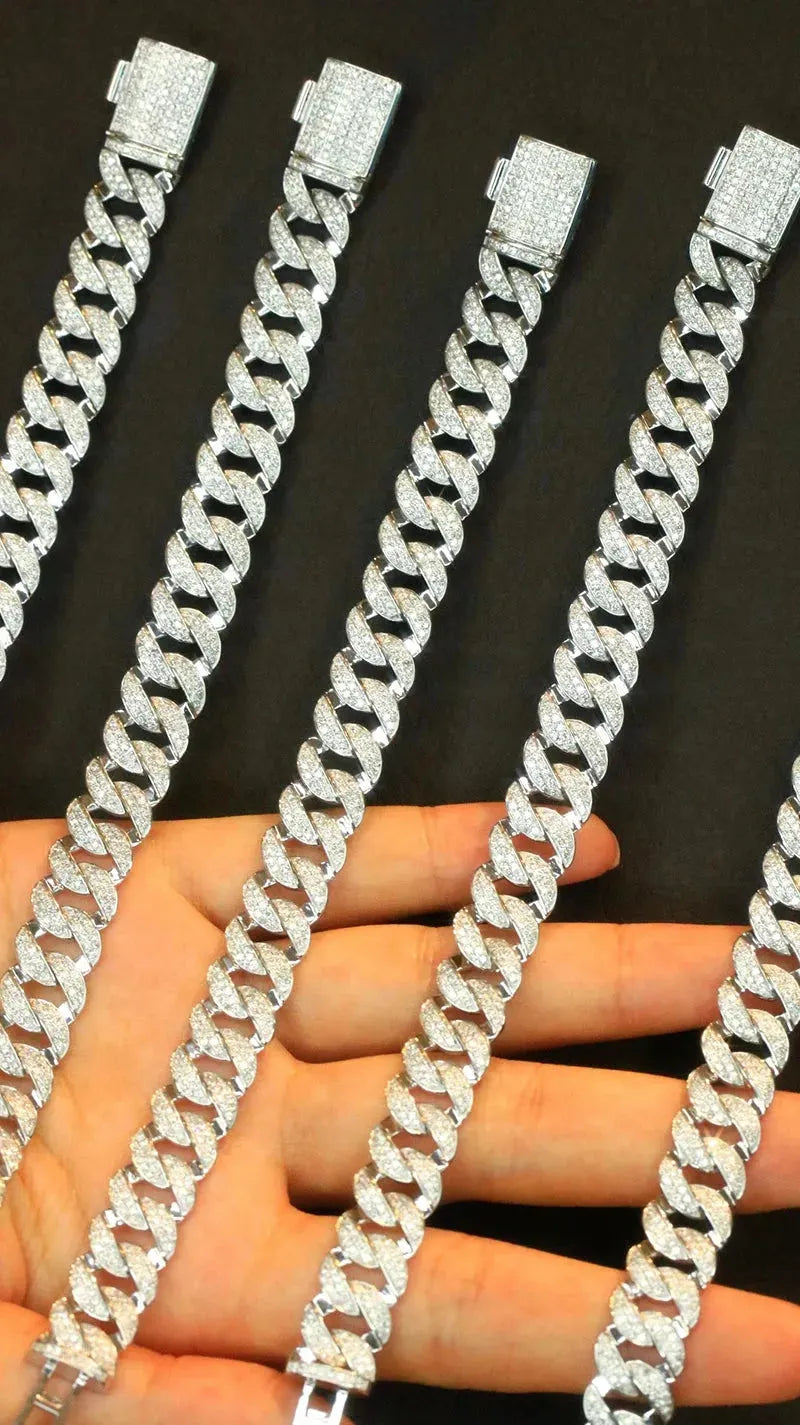 18K White Gold Diamond Bracelet for Women - 3.05 Carat Natural Diamonds, Luxury Chain Design, Fine Jewelry Gift for Wedding, Anniversary & Special Occasions