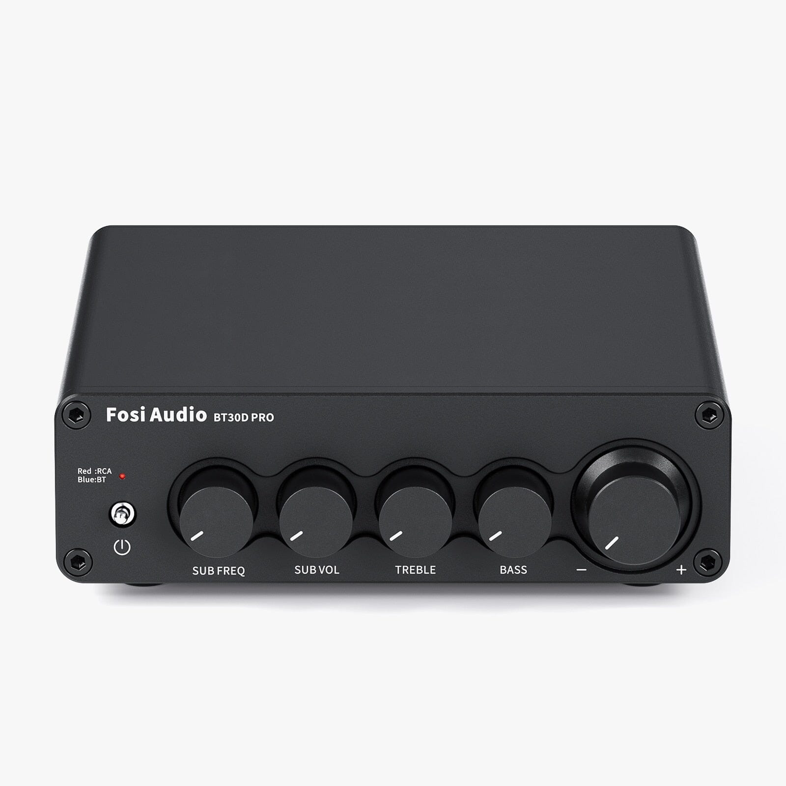 Fosi Audio BT30D PRO Bluetooth 5.0 Stereo Amplifier - 2 Channel 300W Power Amp with Bass Treble Control for Home Theater, Speakers, Subwoofer - Perfect for Living Room, Gaming & Music Listening