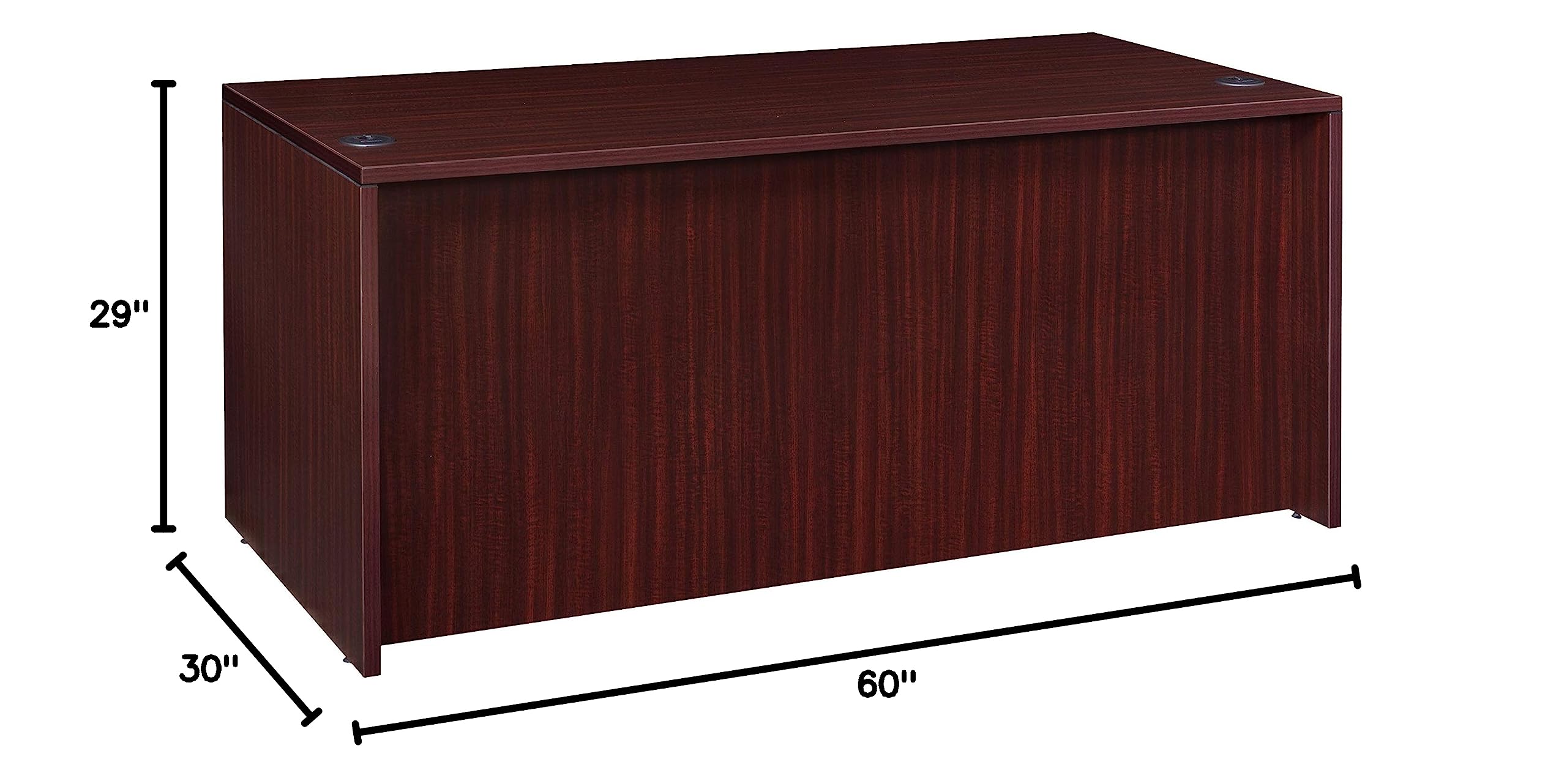 Regency Pedestal Desk Legacy Single 60