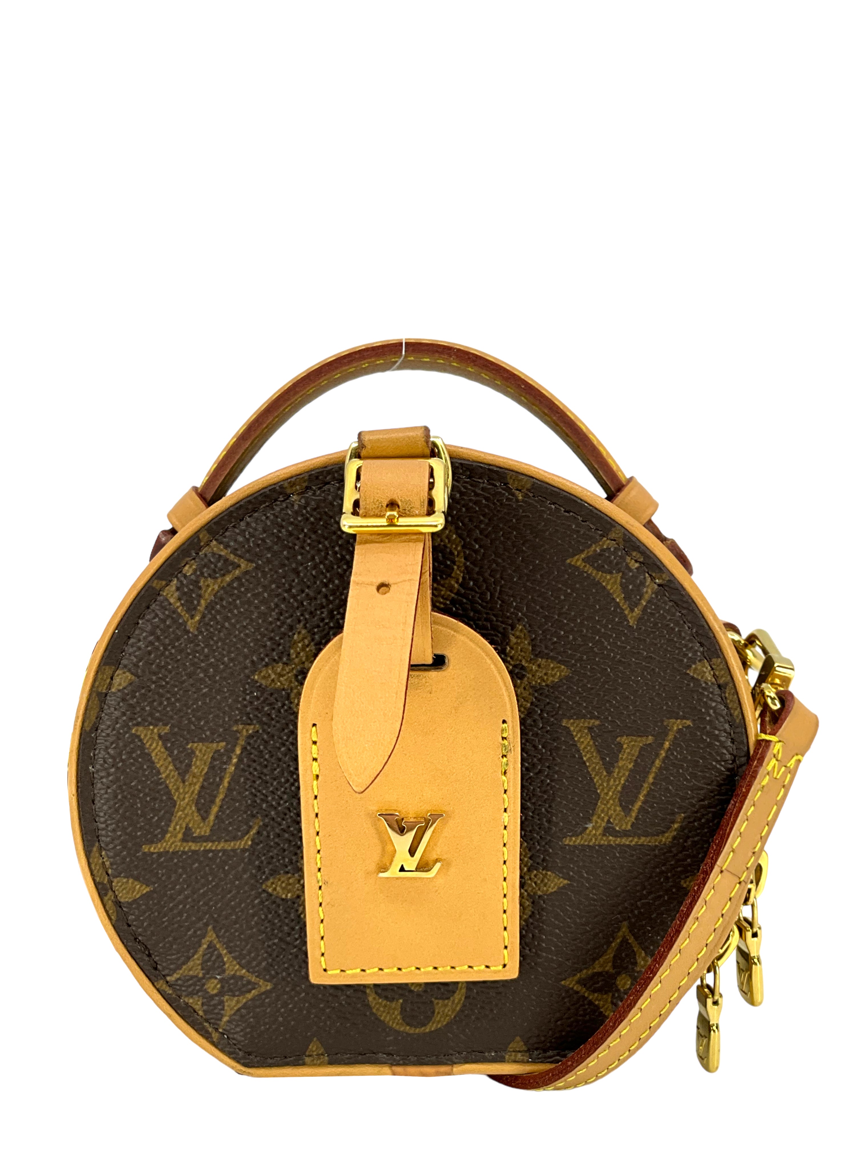 Authentic LOUIS VUITTON Monogram Mini Boite Chapeau Handbag - Luxury Crossbody Bag for Women | Perfect for Date Night, Travel & Everyday Use