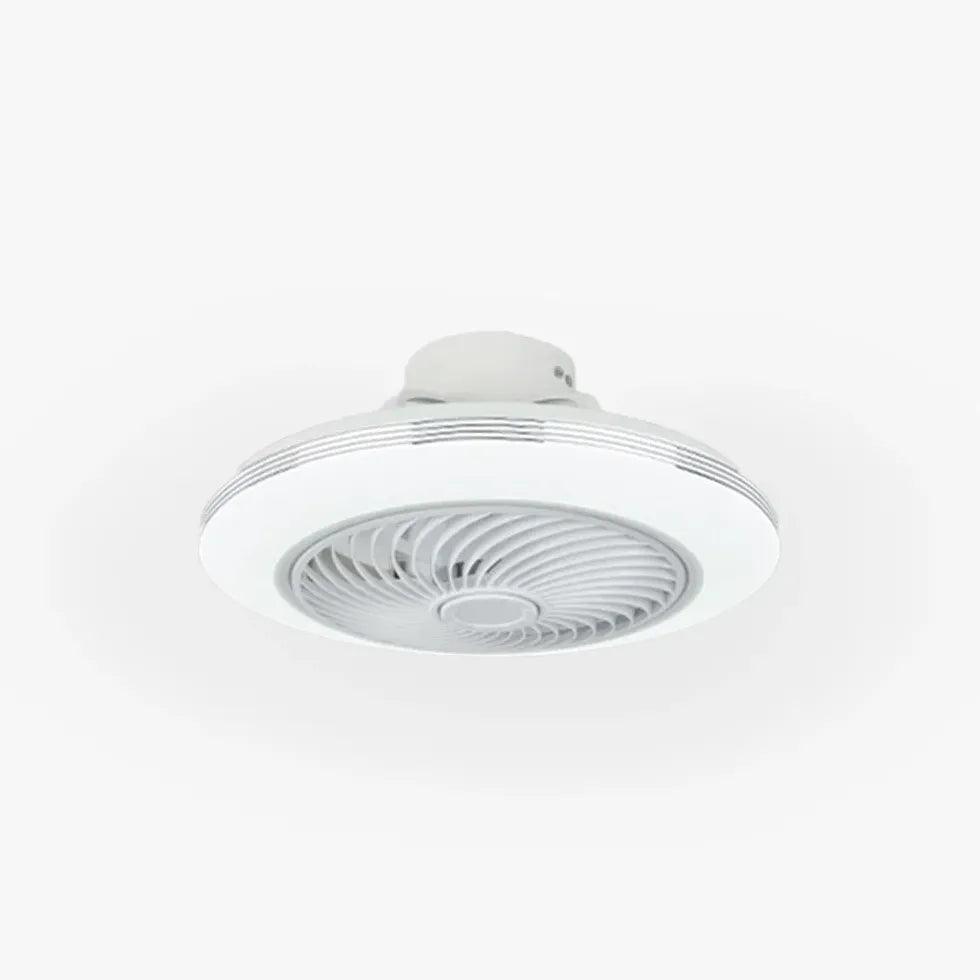 Smart Remote Control LED Ceiling Fan with Light - Modern Round Design for Bedroom, Living Room & Nursery - Quiet, Energy Efficient Cooling & Lighting Solution