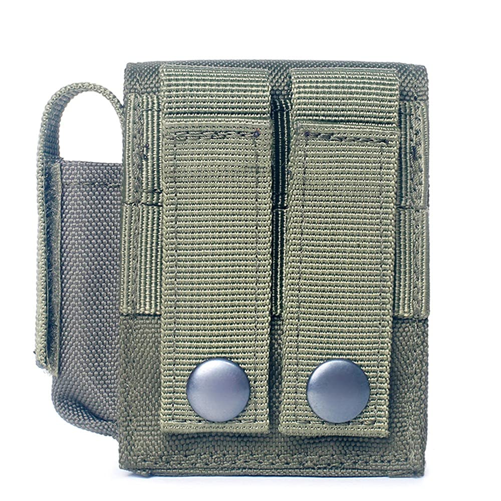 Tactical MOLLE EDC Pouch - Military Grade Outdoor Gear Organizer for Hunting, Camping & Survival - Waist Belt Wallet & Battery Storage Case - Perfect for Hiking, Airsoft & Tactical Missions