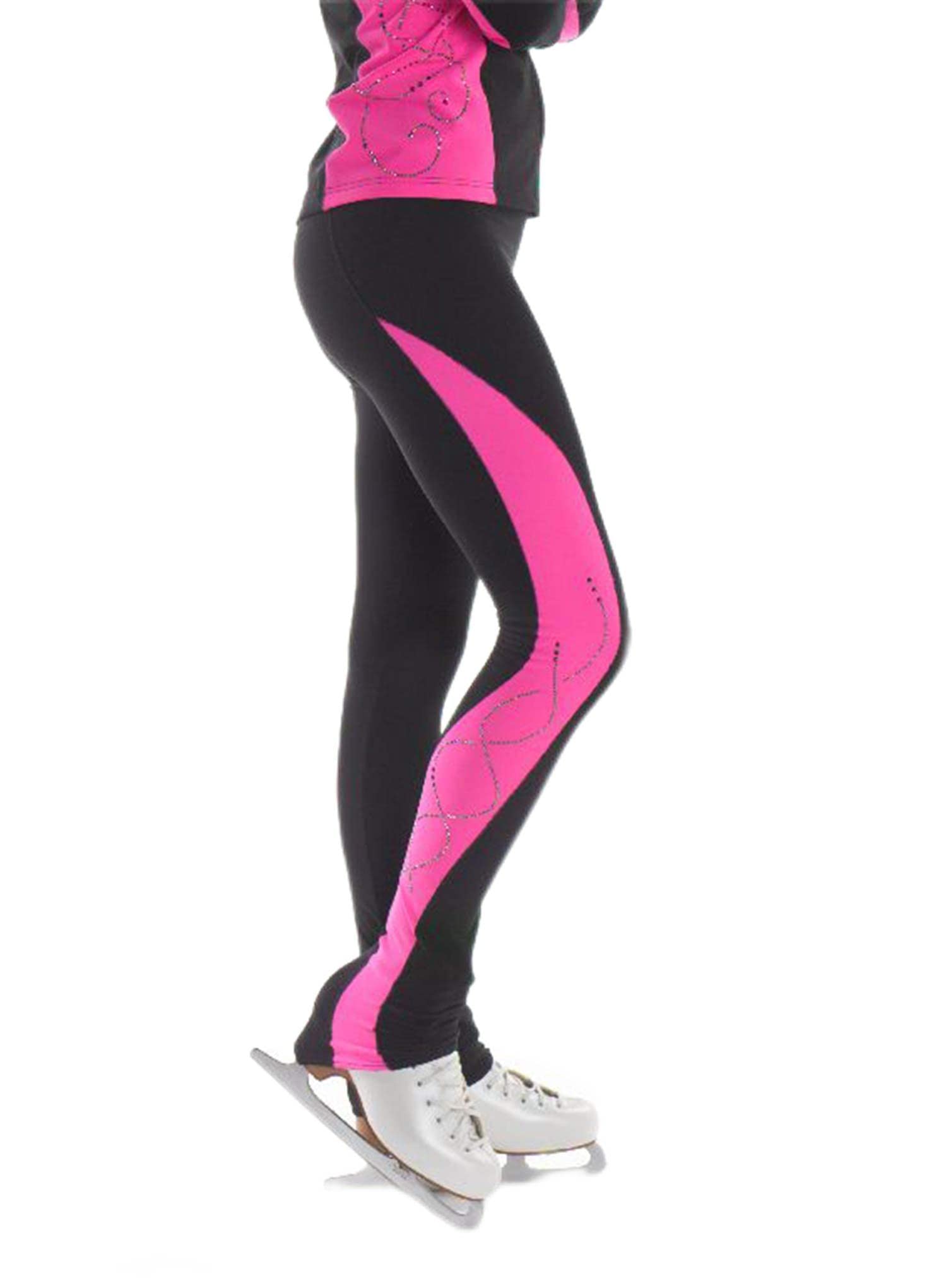 Premium Figure Ice Skating Pants - Handmade in Italy - Breathable Stretch Fabric for Comfort & Performance - Perfect for Practice, Training & Competition Wear