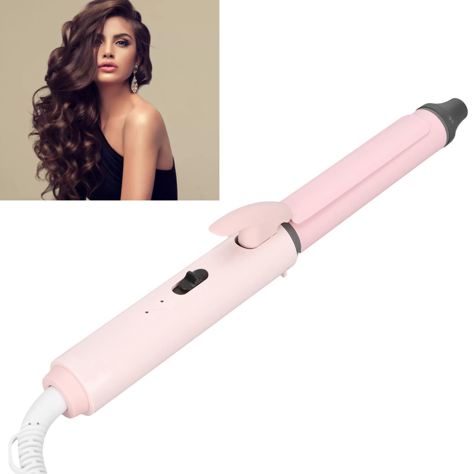 ANGGREK Automatic Hair Curler - 26mm Ceramic Curling Iron with 100-240V US Plug for Salon & Home Use | Perfect for Beach Waves, Party Hairstyles & Daily Styling