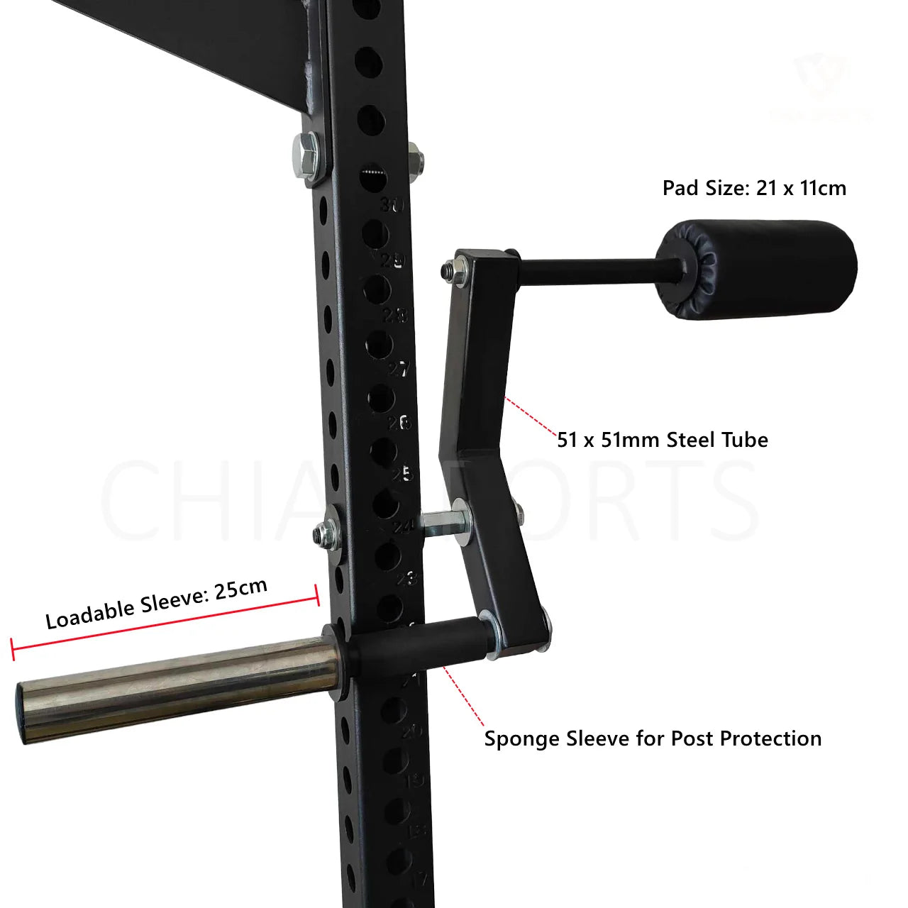 Squat Rack with Neck Trainer - Adjustable Home Gym Equipment for Strength Training & Neck Muscle Rehabilitation - Perfect for Home Workouts, CrossFit, and Physical Therapy