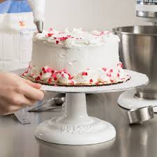 Ateco 12-Inch Revolving Cake Stand - Heavy Duty Cast Iron Turntable for Cake Decorating, Baking, and Pastry Making - Perfect for Home Bakers and Professional Chefs