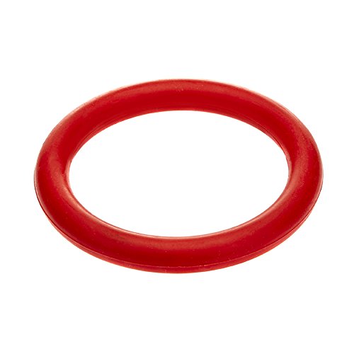 Premium 150mm Solid Rubber Ring - Heavy Duty Red Rubber Gasket for Plumbing, Automotive, and Industrial Sealing Applications