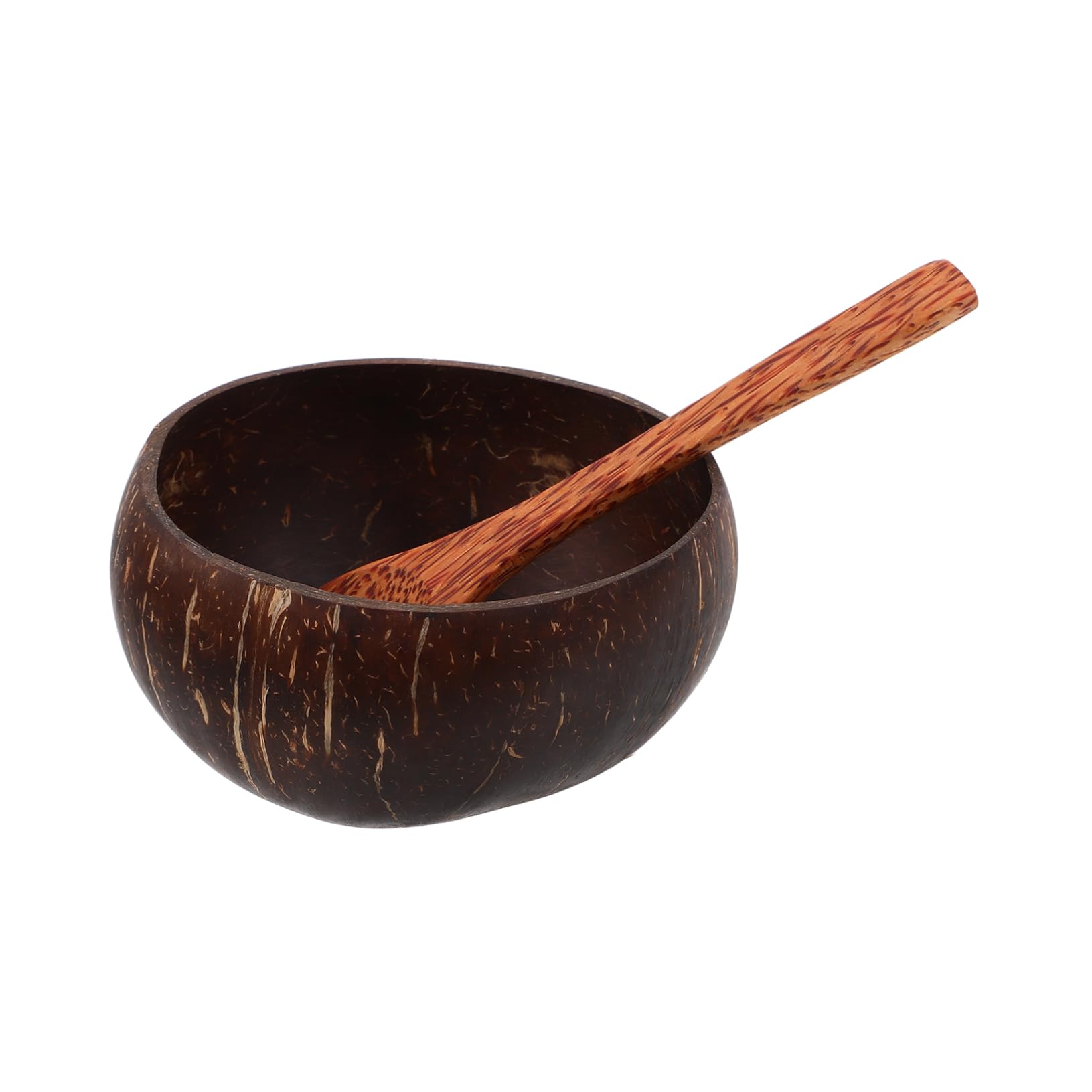 Organic Coconut Shell Mask Mixing Bowl & Spatula Set - Natural Beauty Tools for DIY Face Masks, Travel-Friendly Skincare Essentials (Perfect for Spa, Facial Treatments & On-the-Go Beauty Routine)
