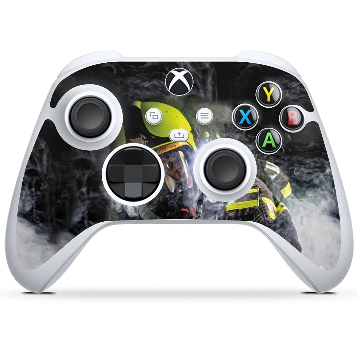 Premium Xbox Series S Controller Skin - Fire Brigade Design, Protective Film Sticker for Microsoft Xbox Series S - Perfect for Gaming Enthusiasts & Firefighter Theme Lovers