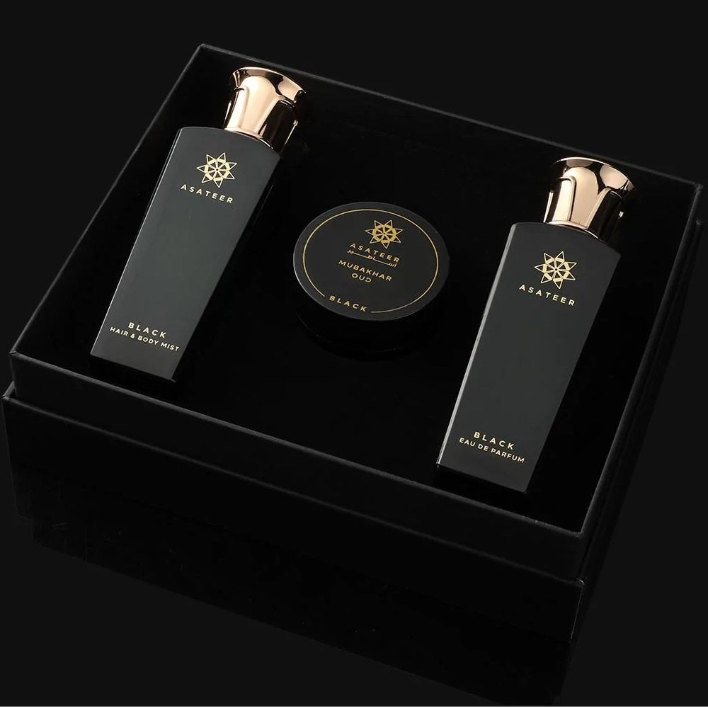 Black Perfume Gift Set - 3 Piece Fragrance Collection for Women | Perfect for Birthday, Anniversary & Valentine's Day Gifts