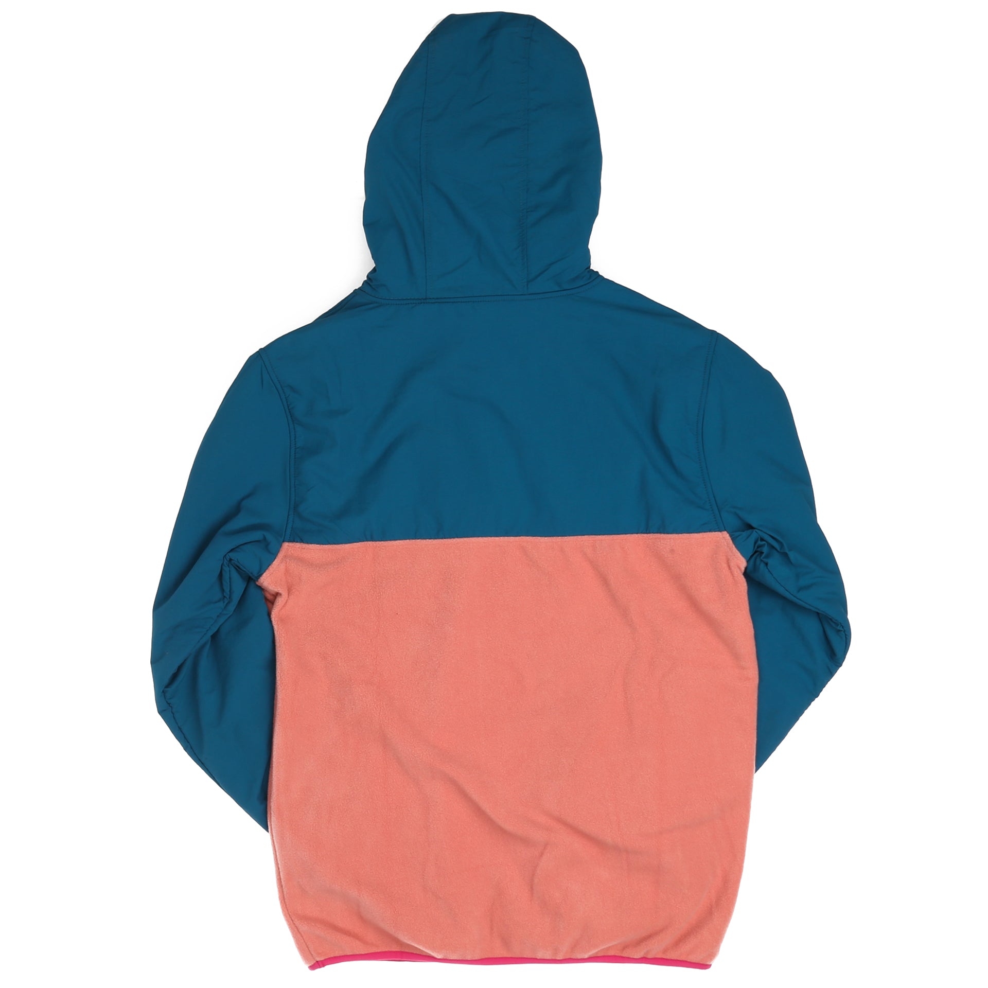 Huf Muir Hooded Pullover Jacket for Men & Women - Dark Teal Waterproof Windbreaker - Perfect for Hiking, Camping & Outdoor Activities