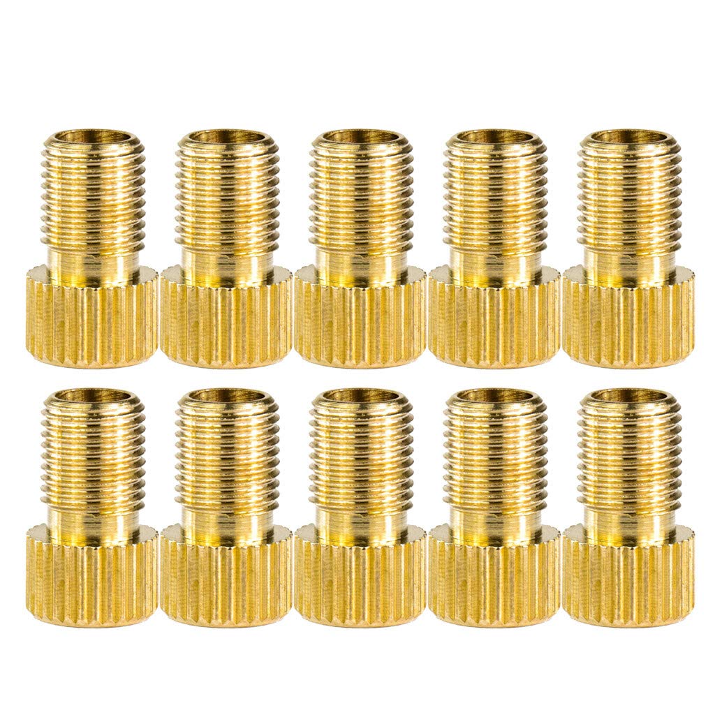 Dunlop to Schrader Valve Adapter - Bicycle Tire Valve Converter for Car, Bike, and French Valves - Perfect for Girls' Bikes and Cycling Accessories - Ideal for Road Trips, Commuting, and Bike Maintenance