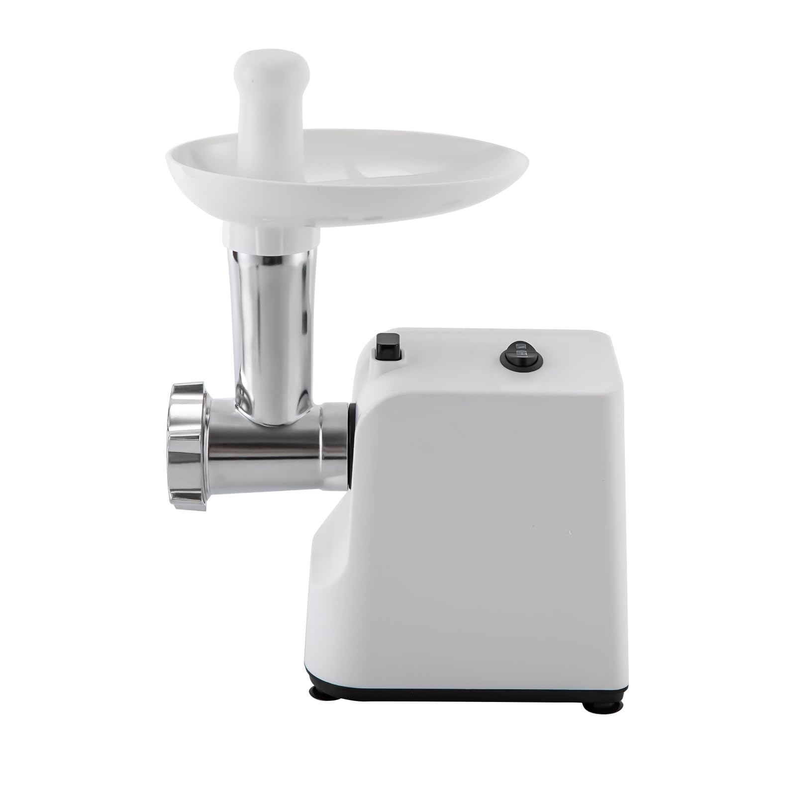 Electric Meat Grinder - Heavy Duty Stainless Steel Sausage Stuffer with 3 Grinding Plates & Attachments | Perfect for Home Kitchen & Commercial Use | Great for Ground Beef, Sausage Making & Food Prep