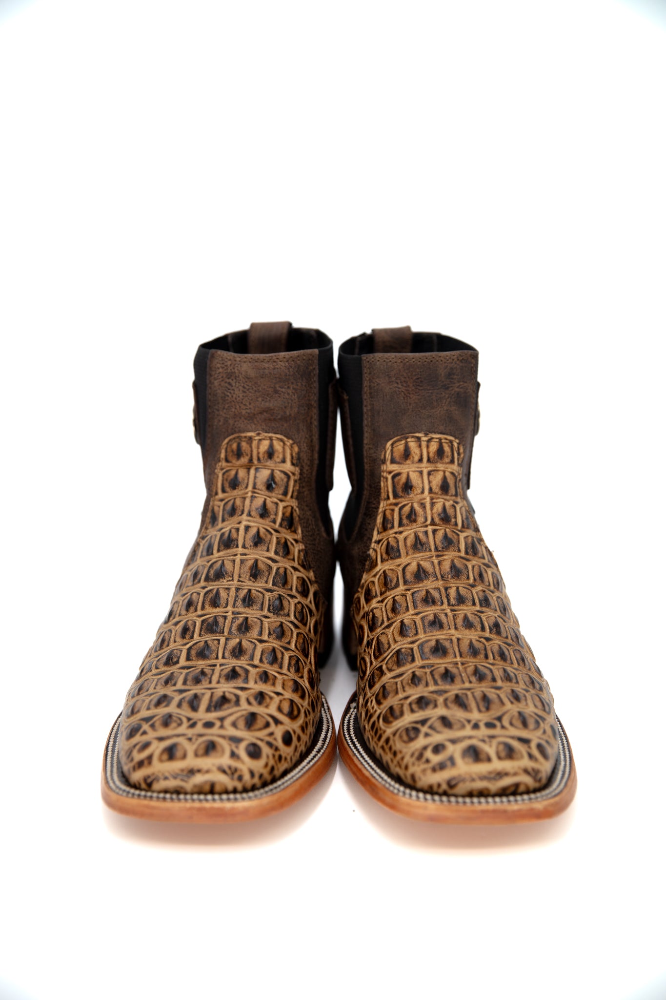Lomo De Nilo Square Toe Men's Boots - Comfortable Leather Ankle Booties for Casual & Work | Final Sale