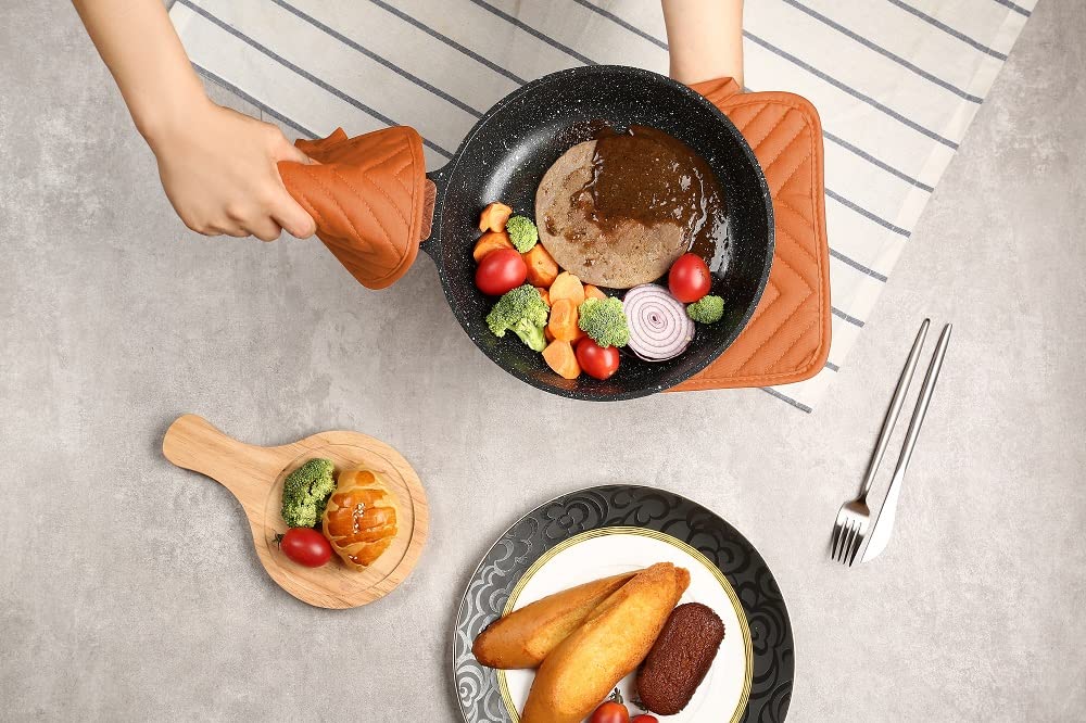 Heat Resistant Oven Pot Holder Set of 5 - 7