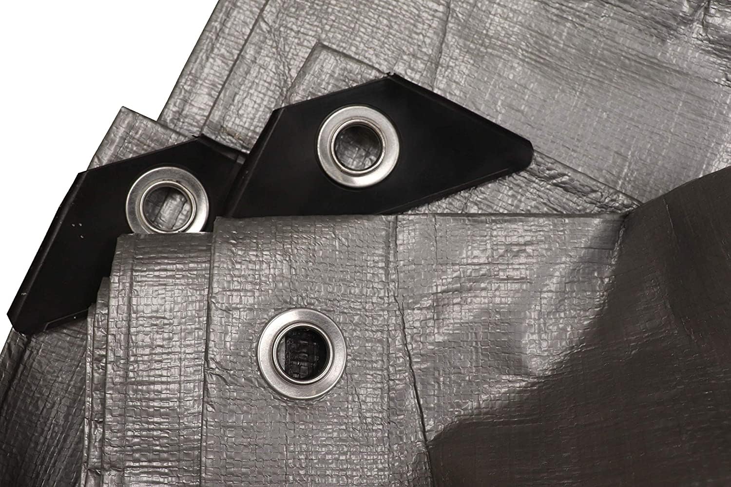 Heavy Duty Waterproof Tent Tarp - 25' x 40' UV & Tear Resistant Silver/Black Cover for Camping, Pool, Truck, Boat, Roof, Furniture | Indoor & Outdoor Use for All-Weather Protection