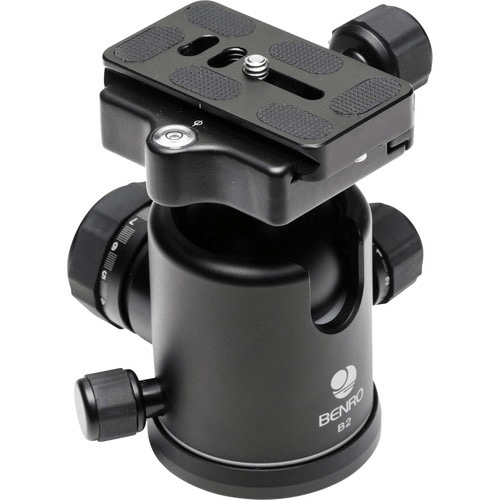 Benro B2 Double Action Ballhead - Professional Camera Tripod Head for DSLR & Mirrorless Cameras - Perfect for Photography, Videography & Travel Shooting