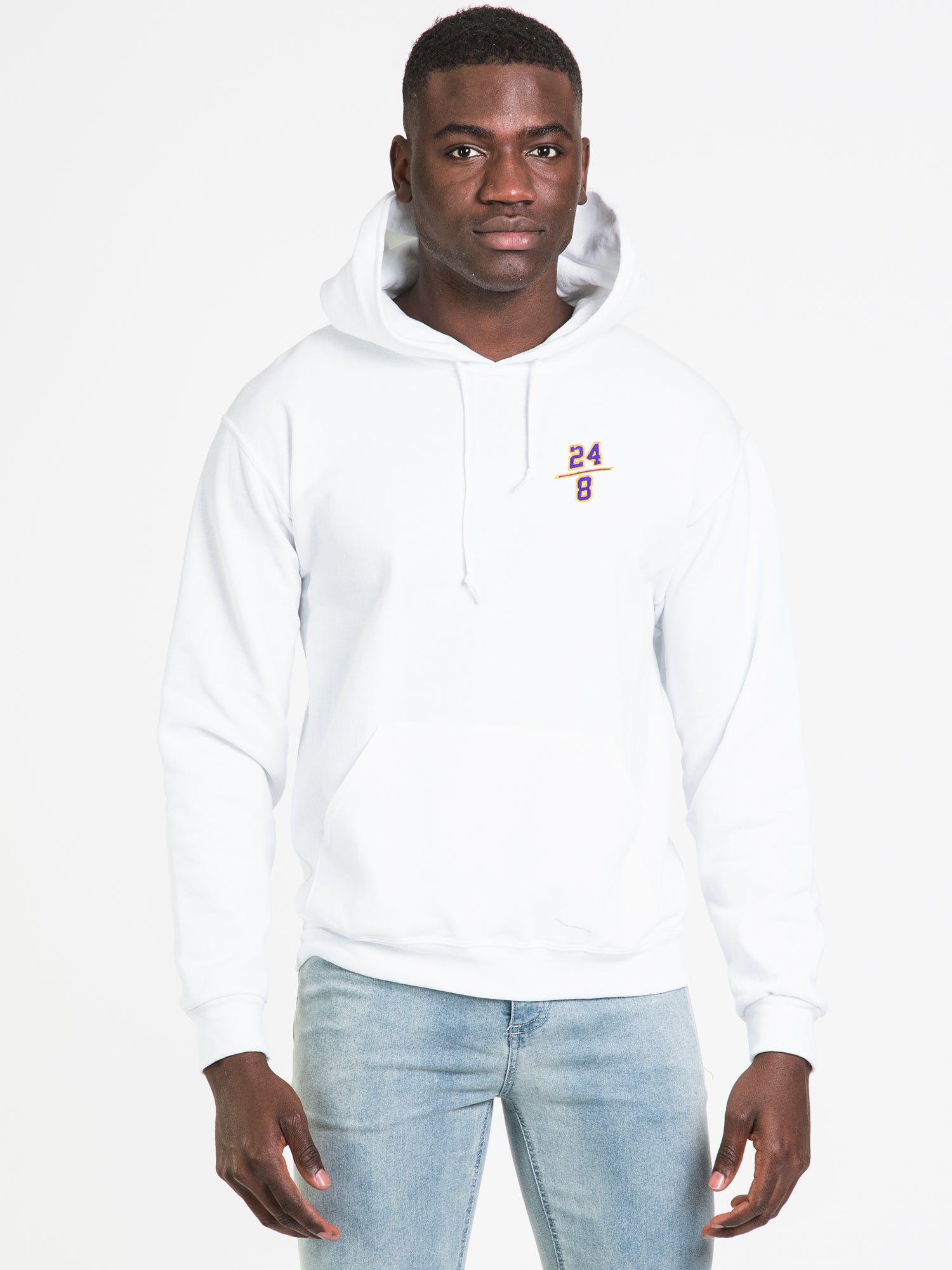 24/8 Embroidered Hoodie for Men & Women - Soft Cotton Pullover Sweatshirt with Stylish Design - Perfect for Casual Wear, Gym, and Outdoor Activities