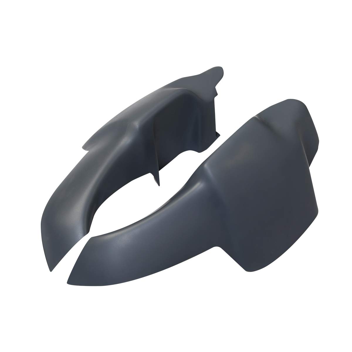 Harley Davidson Dyna FXRP FXRT FXRD Lower Fairing Leg Warmer Shield - Unpainted Fiberglass Replacement Part for Motorcycle Wind Protection & Comfort