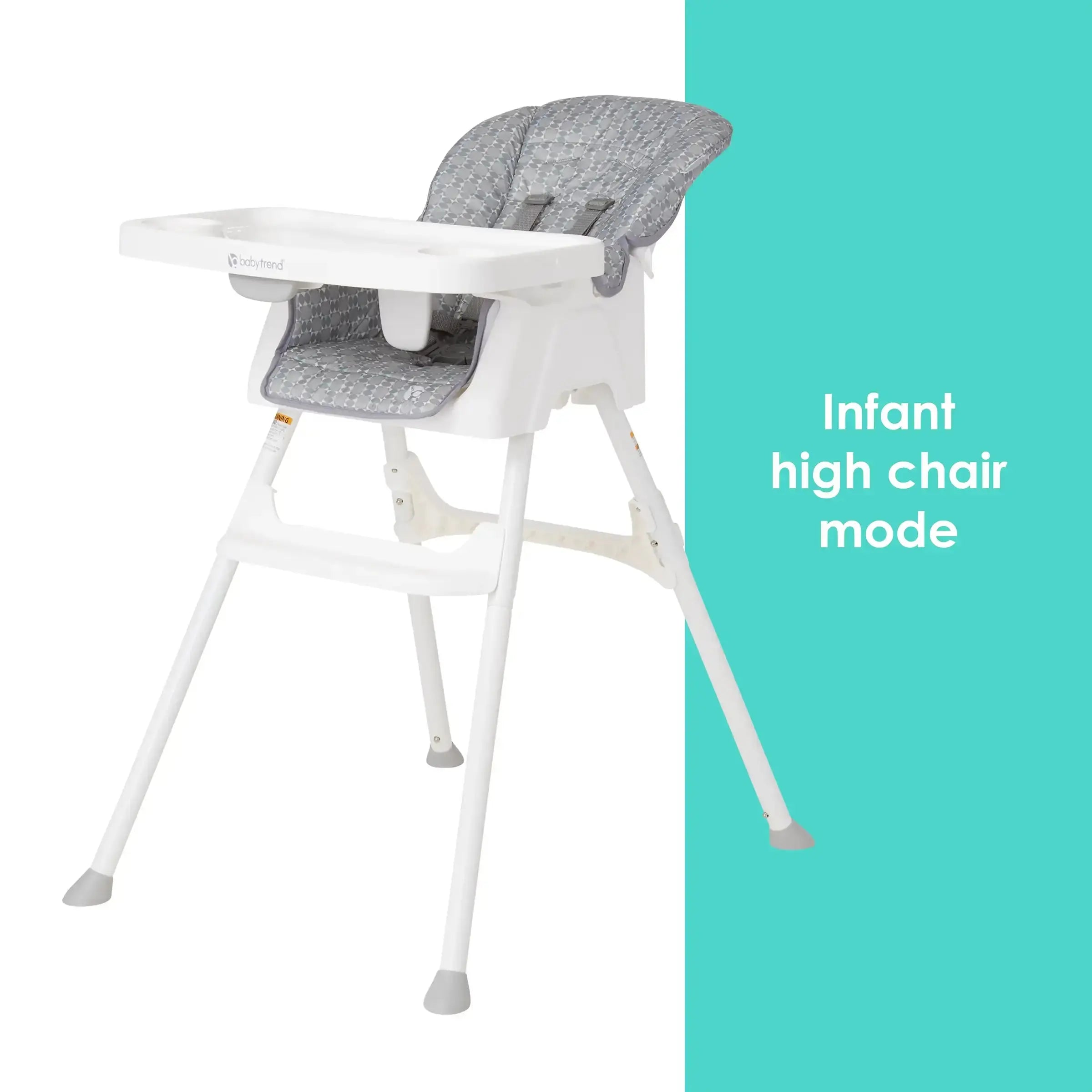 Adapt 4-in-1 Convertible High Chair to Toddler Chair - Retro Grey (Meijer Exclusive) - Perfect for Dining, Playtime & Learning Activities
