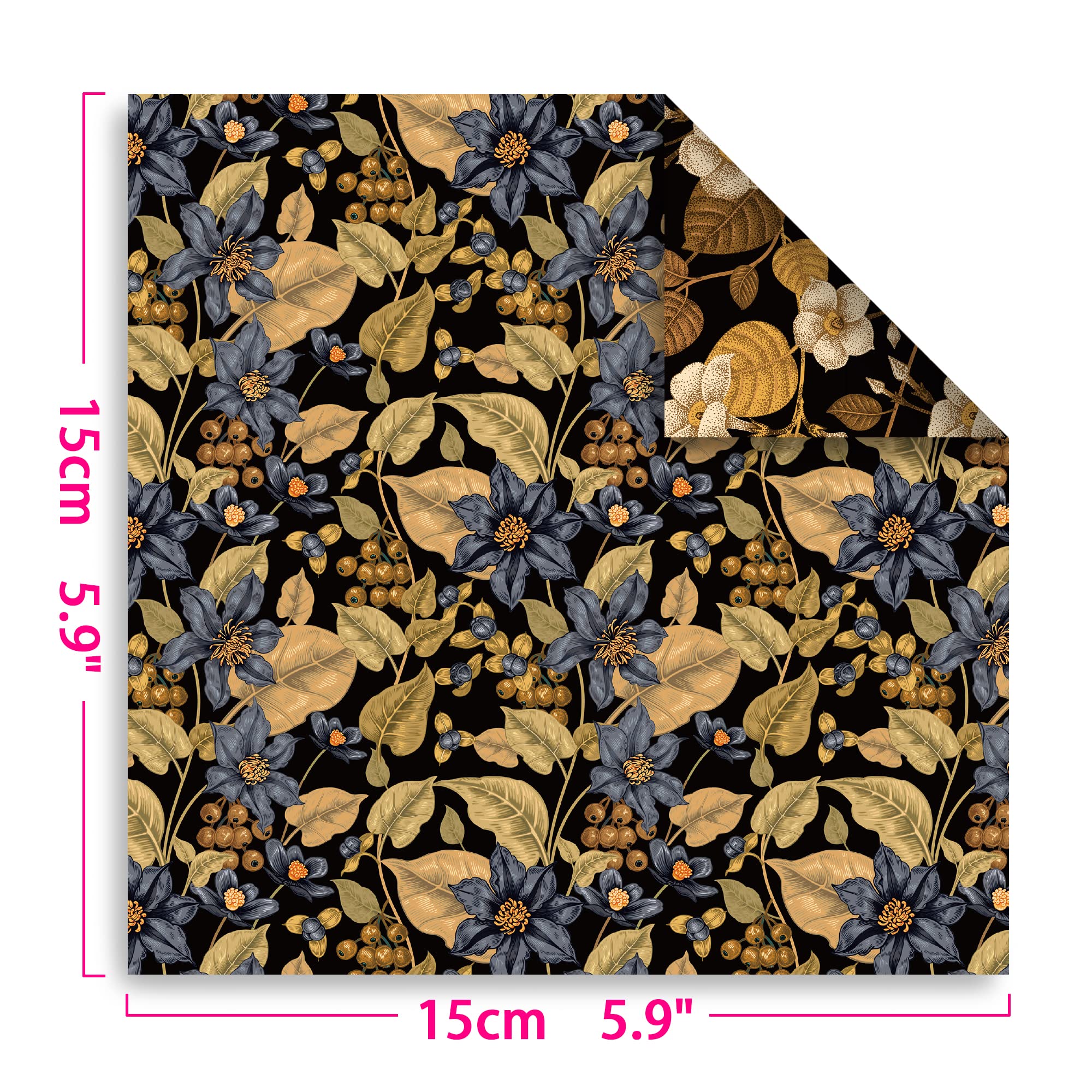 Premium 6x6 Inch Origami Paper - 70GSM, 150 Sheets, 30 Vibrant Double-Sided Designs - Scrapbooking, Card Making, DIY Crafts, Gift Wrapping & Home Decor - High-Quality Japanese Origami Pattern Paper for Artists & Beginners