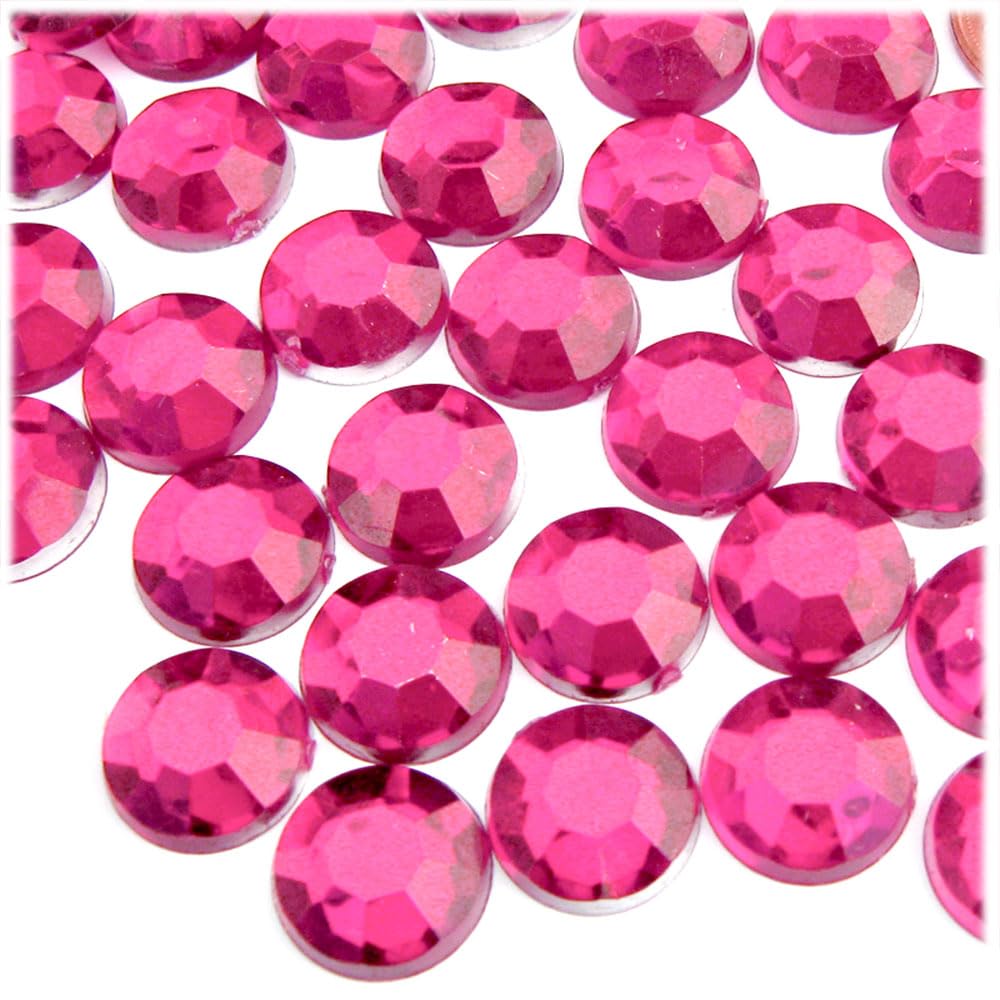 72-Piece 14mm Round Rhinestones Flat Back Golden Yellow for DIY Jewelry, Crafts, and Nail Art - The Crafts Outlet