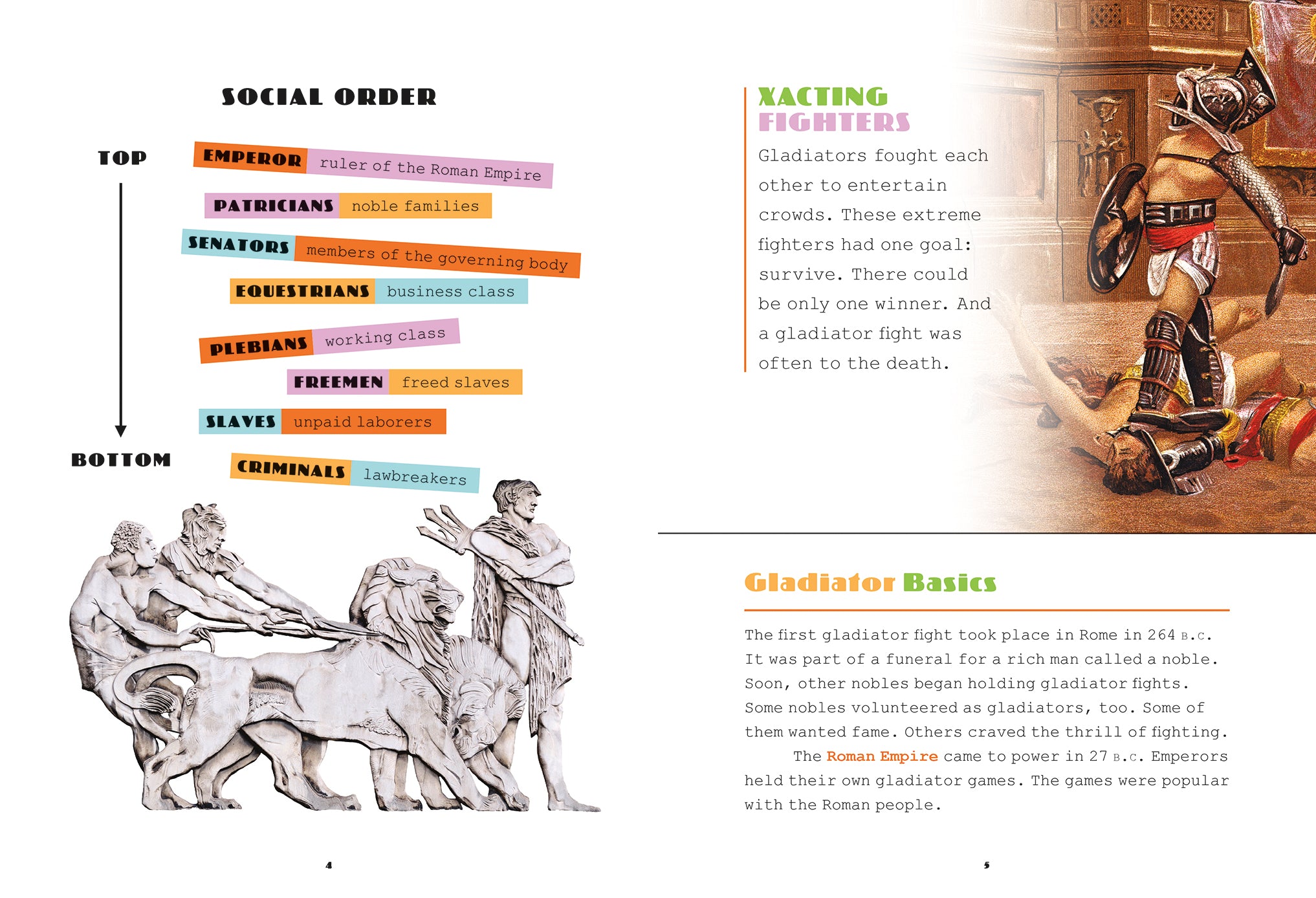 Gladiators Book - ISBN 9781608188130 - Ancient Roman History & Combat for History Enthusiasts & Students