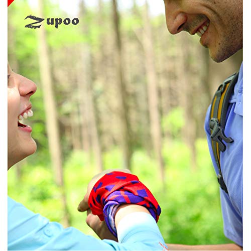 Zupro Unisex Headbands - Sun Protection Face Mask & Bandana Scarf for Men & Women - Breathable Neck Gaiter for Running, Cycling, Yoga, Hiking & Outdoor Sports