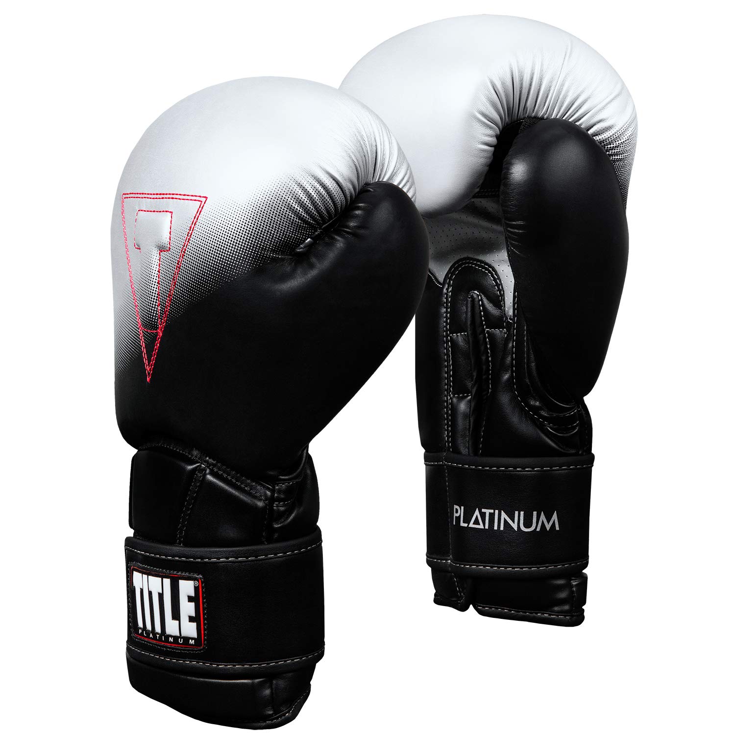Platinum Proclaim 18 oz Boxing Training Gloves - Black/Silver for MMA, Kickboxing & Heavy Bag Workouts | Premium Leather Punching Mitts for Men & Women