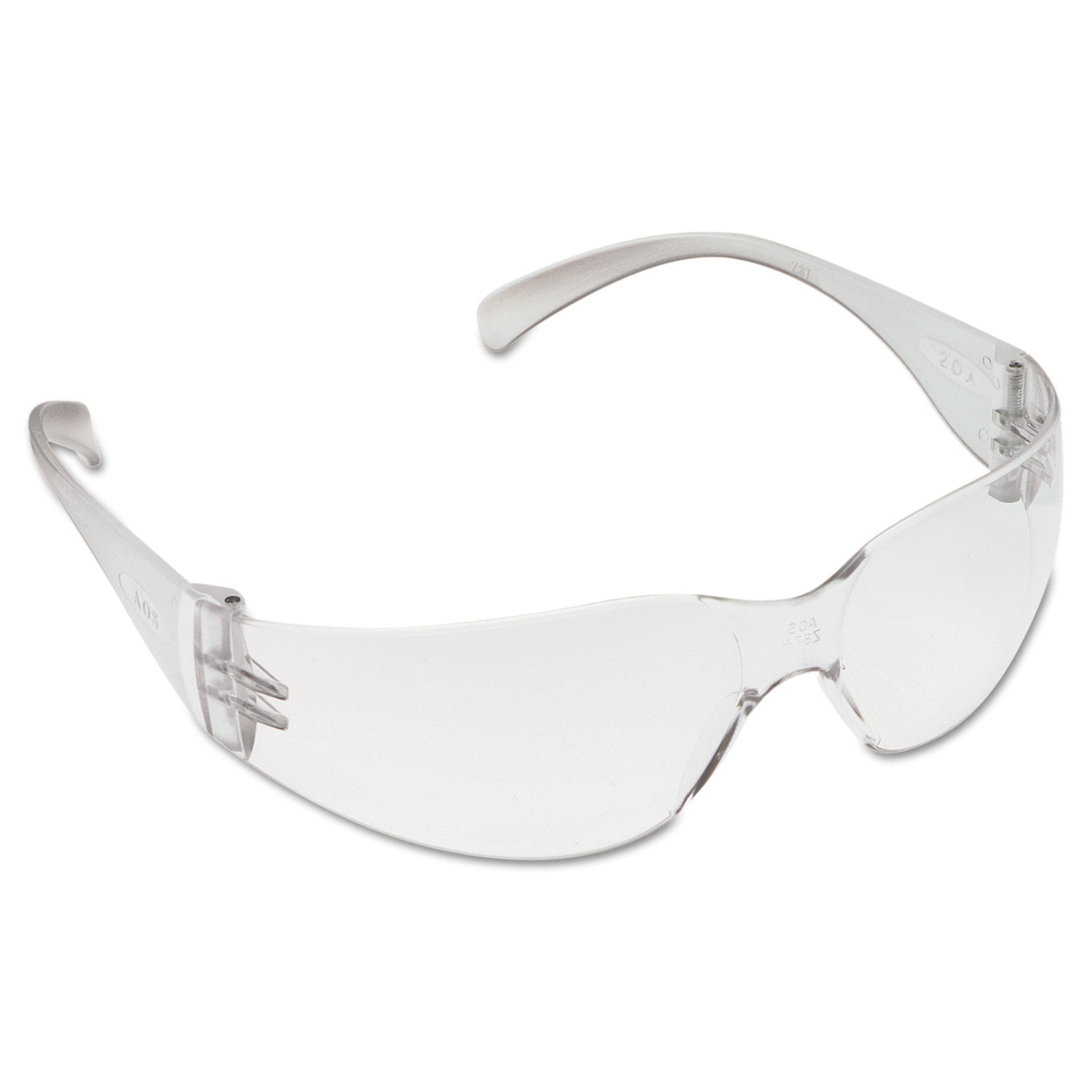 3M™ Virtua Protective Safety Glasses - Clear Frame & Anti-Scratch Clear Lenses - ANSI Z87.1 Certified for Workplace, Construction, and DIY Projects