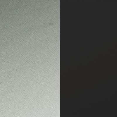 Stainless Steel/Matte Black