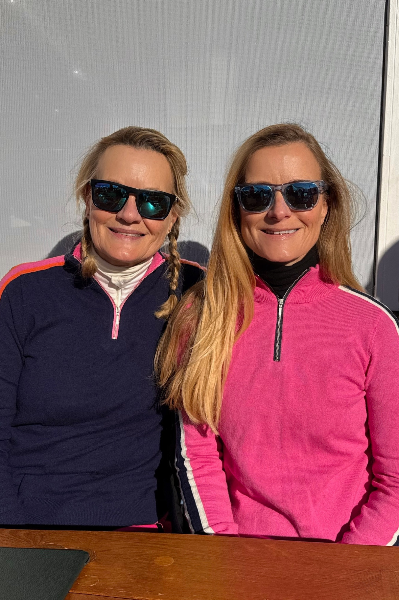 Premium Merino Wool Quarter Zip Sweater for Men & Women - Soft, Breathable & Warm - Pink, Navy, Cream Stripes | Perfect for Hiking, Travel & Casual Wear