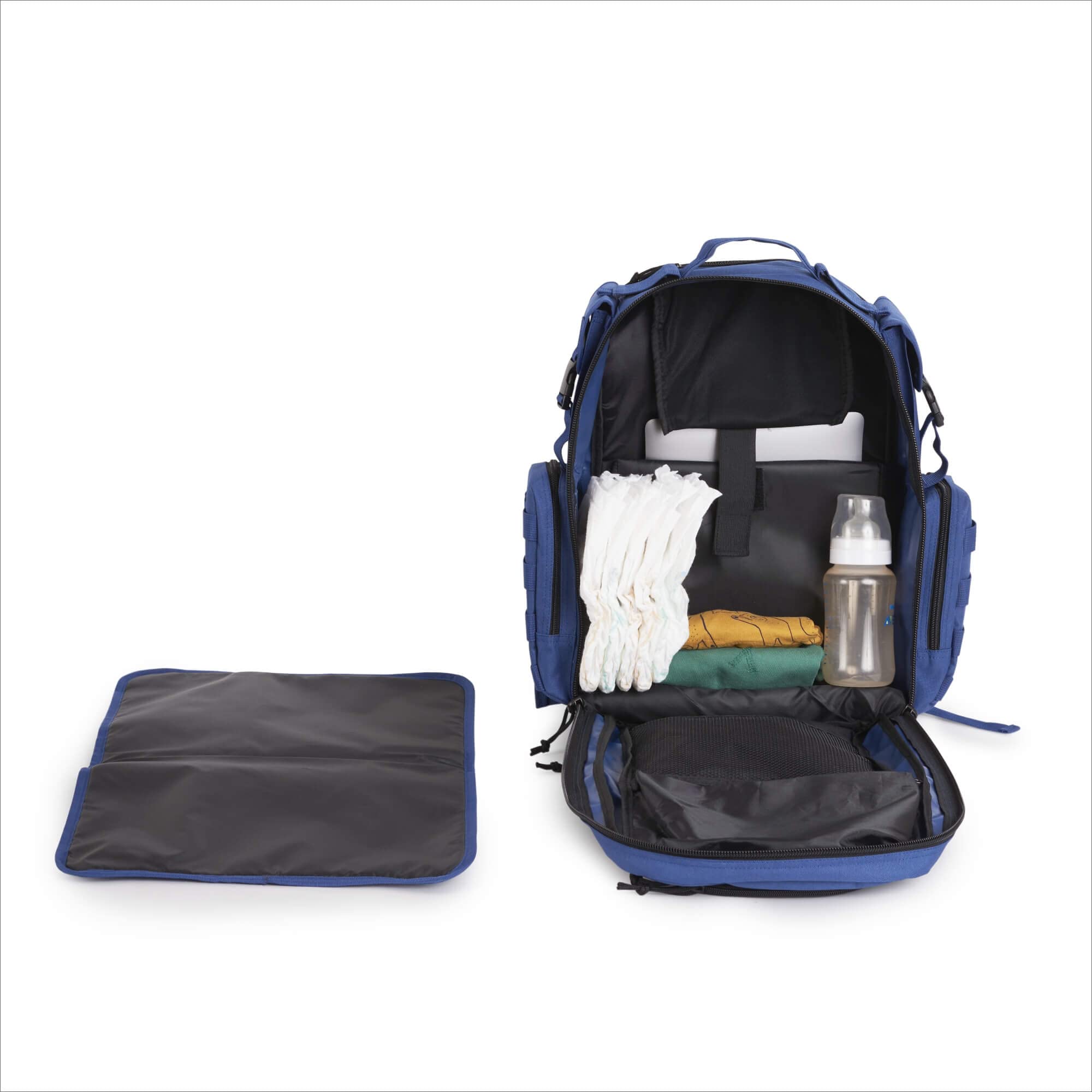 Premium Diaper Bag Backpack for Men - Waterproof Travel Baby Changing Station with Insulated Bottle Pockets | Perfect for Dads, Travel & On-The-Go Parenting (Sager Creek)