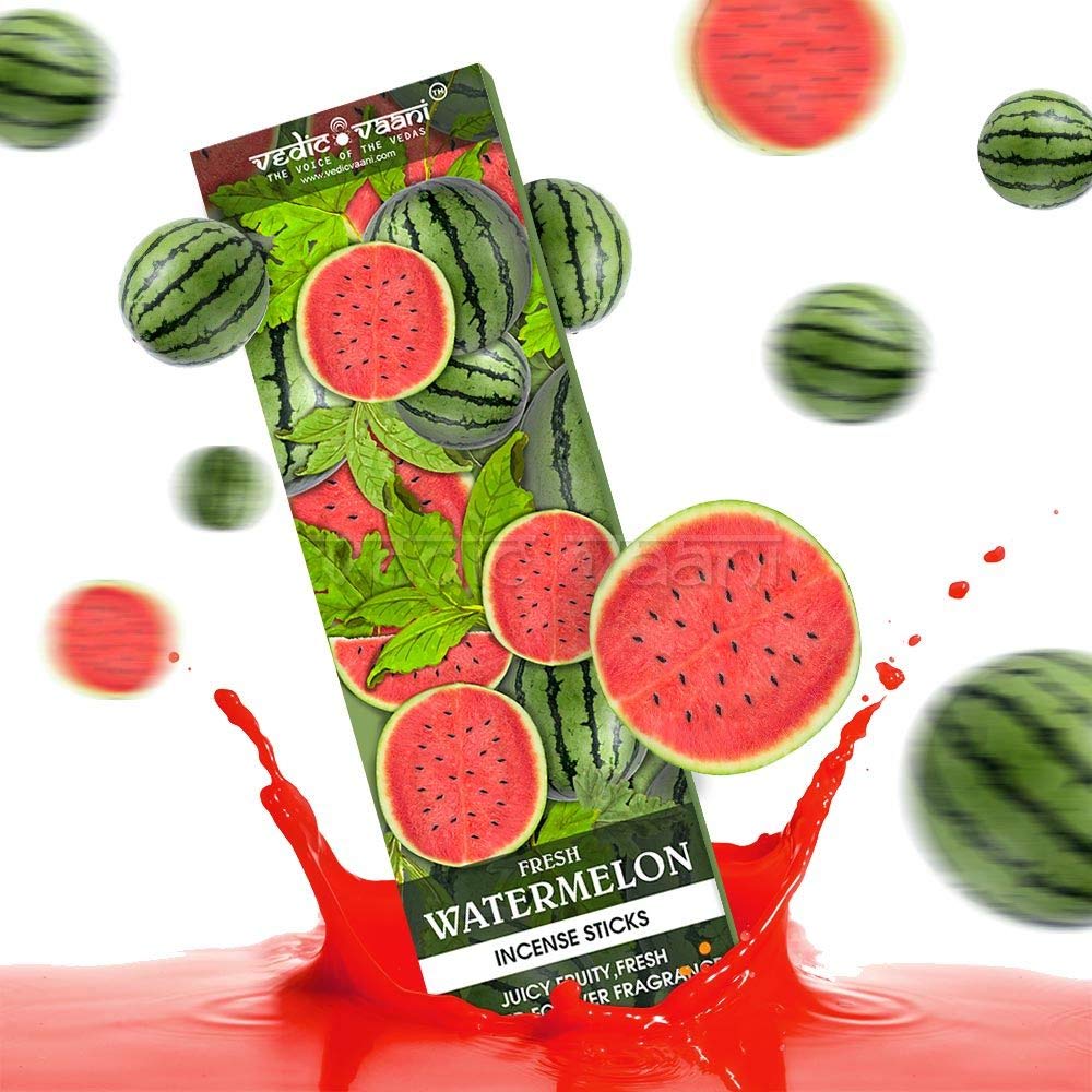Vedic Vaani Fresh Watermelon Scented Incense Sticks - 1kg Agarbatti for Meditation, Yoga & Aromatherapy | Natural Fragrance for Home & Office Relaxation