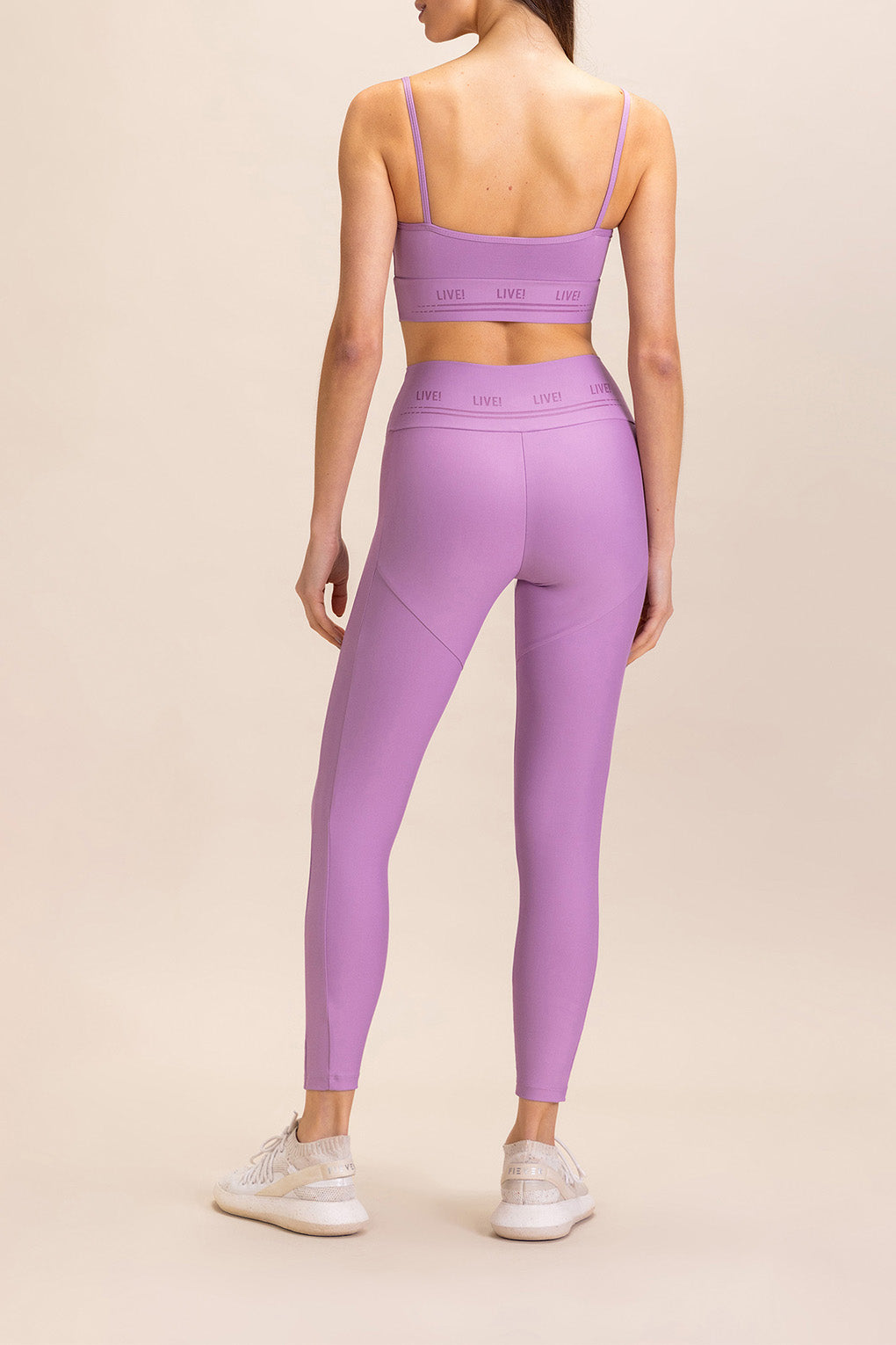 High Waist Block Signature Leggings for Women - Yoga, Workout & Running - Comfortable & Stylish Activewear for Gym or Lounge