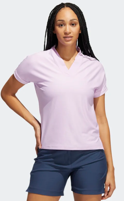 Adidas Women's Go To Shirt - Soft Comfortable T-Shirt for Running, Yoga & Everyday Wear - Bliss Lilac Color
