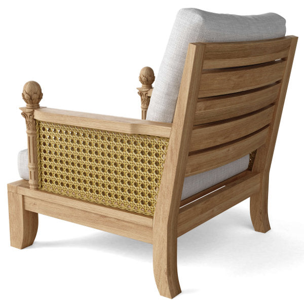 Premium Luxe Deep Seating Armchair - Modern Comfortable Lounge Chair for Living Room, Patio & Outdoor Relaxation - Perfect for Home Decor & Cozy Reading Nook