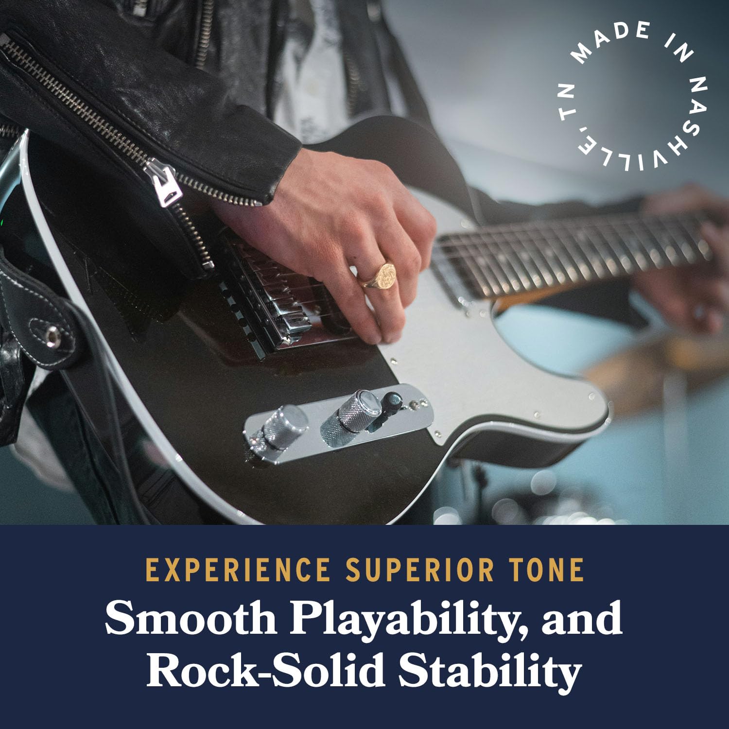Stringjoy HVY117 7-String Electric Guitar Strings - 11-70 Heavy Bottom Medium Gauge Nickel Wound | Premium Replacement Strings for 7-String Electric Guitars | Perfect for Metal, Rock & Extended Range Playing