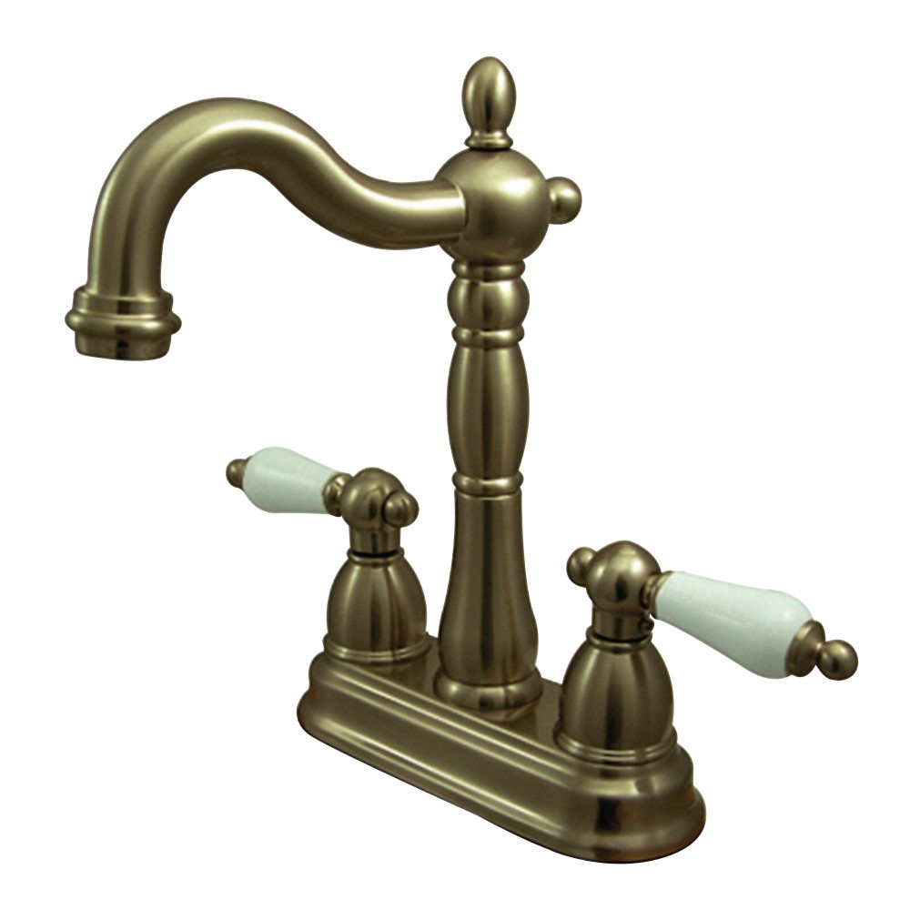 Stainless Steel Hook Spout Bar Faucet - No Pop-Up Rod - Perfect for Kitchen Sinks, Wet Bars, and Commercial Use