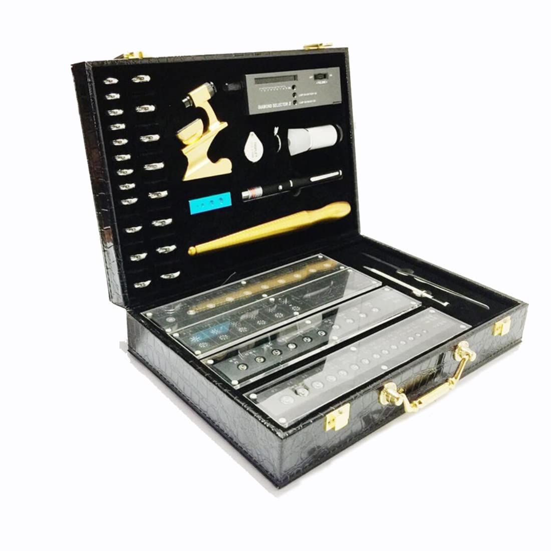 XINDONG Diamond Tester Pen - Professional Gemstone Jewelry Tester Kit for Gold, Color Stones & Diamonds | Portable Electronic Gem Selector Tool for Jewelers, Pawn Shops & Home Use