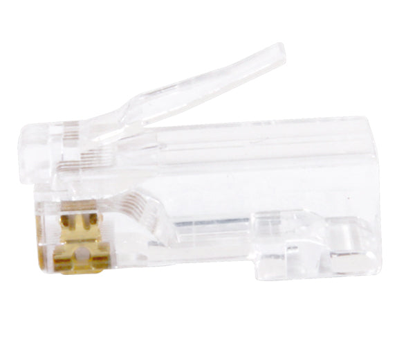 CAT6 Easy Feed RJ45 Connector for Ethernet Cables Under 6.5mm OD - Ideal for Network Installations, Home Office & Data Centers