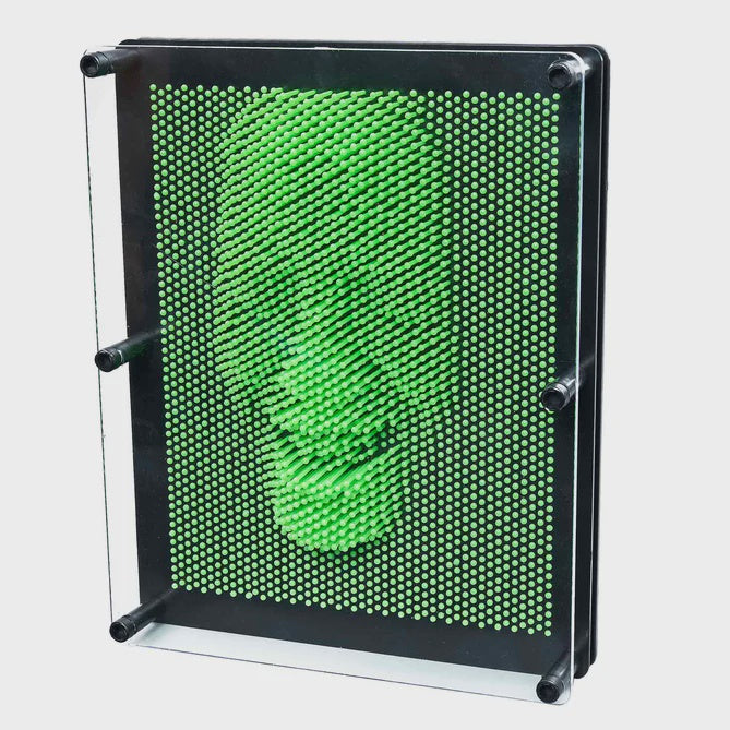 3D Pin Art Board - Large 20cm x 24cm Fun Stress Relief Toy for Office Desk & Home Decor - Perfect Gift for Kids and Adults
